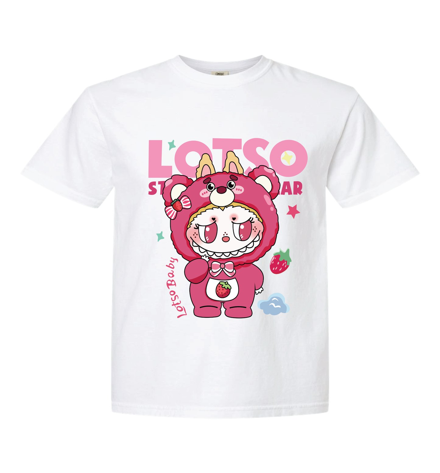 Unisex T-Shirt Lotso Cute Baby Face Casual Top