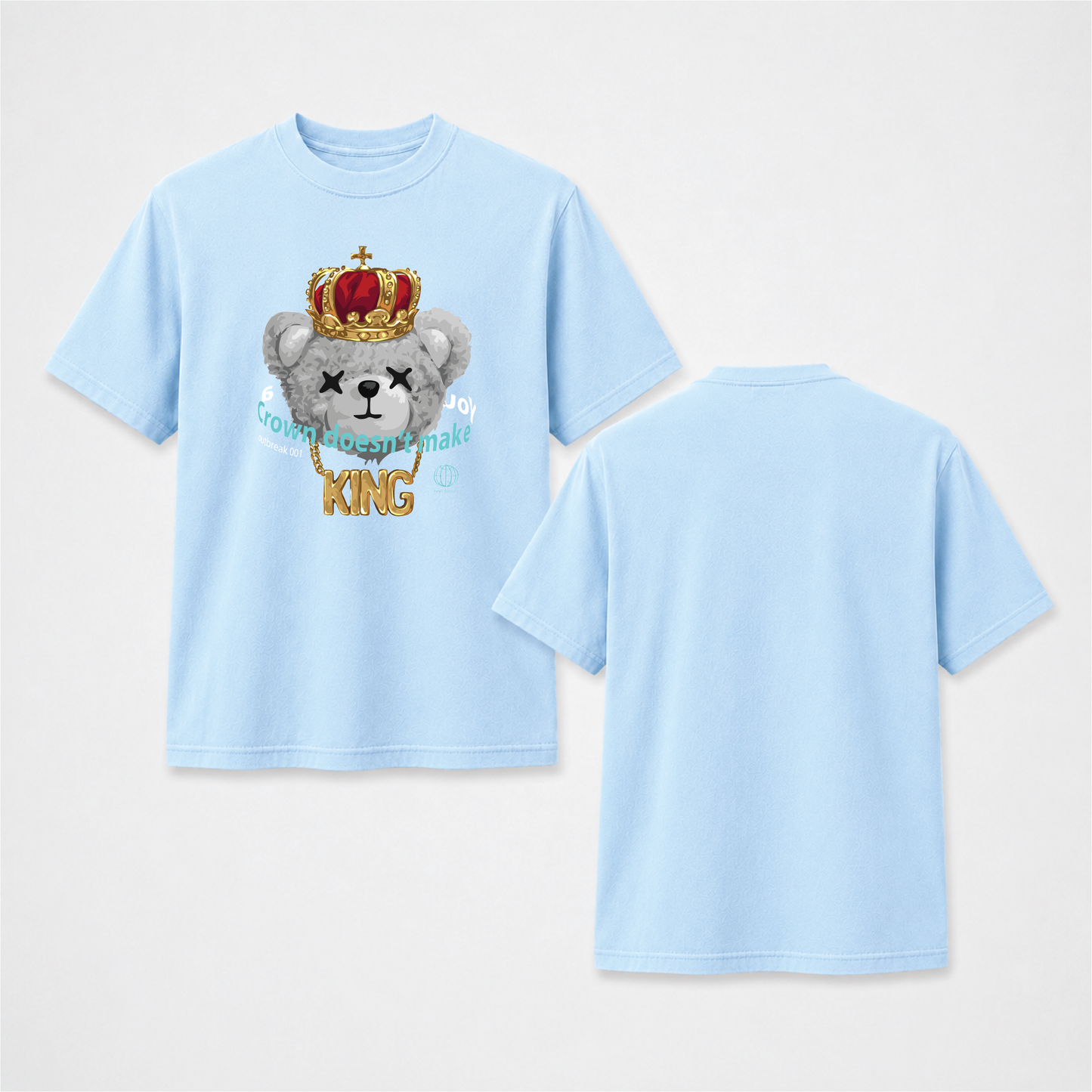 Crown Bear King Streetwear Shirt