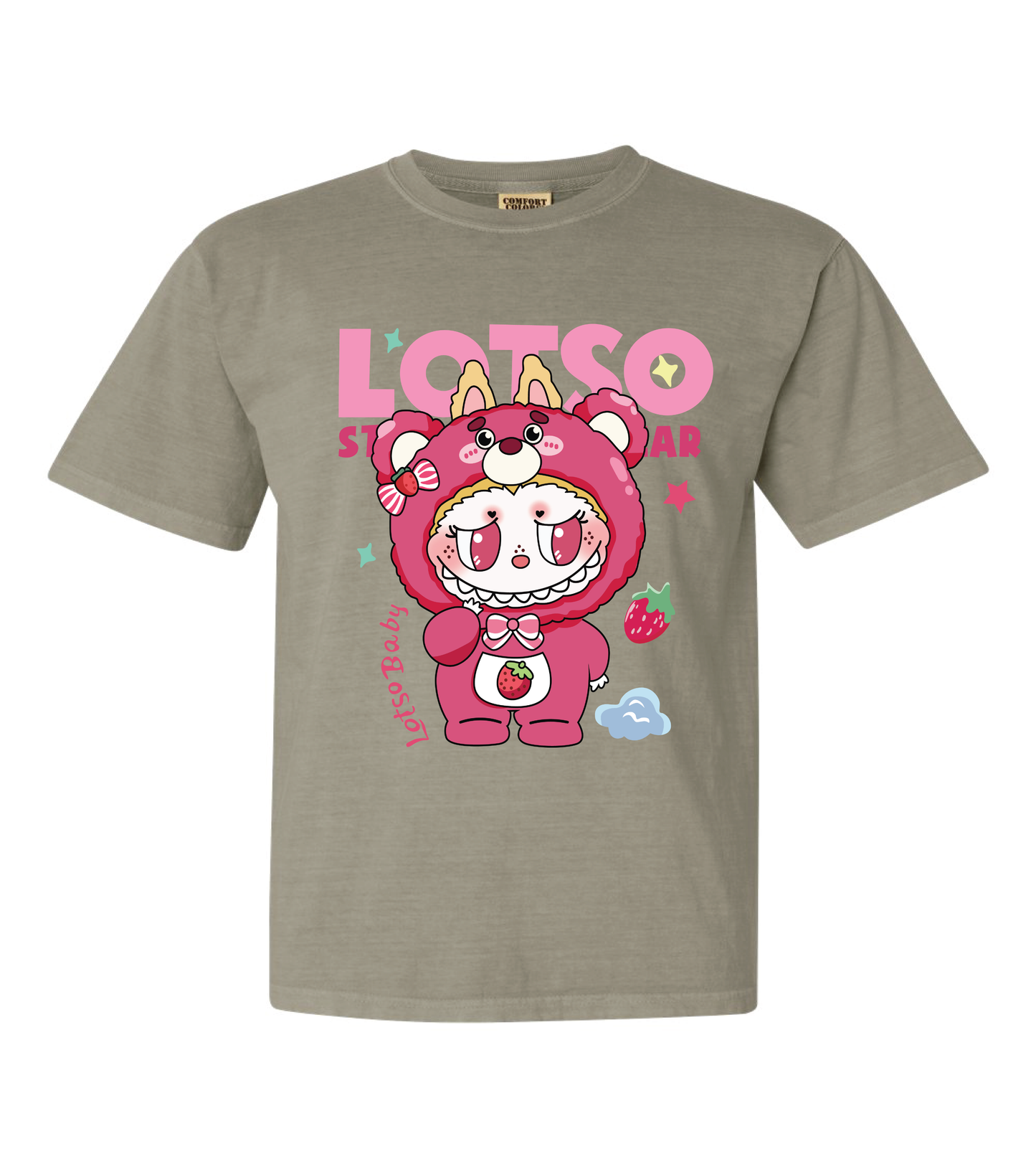 Unisex T-Shirt Lotso Cute Baby Face Casual Top