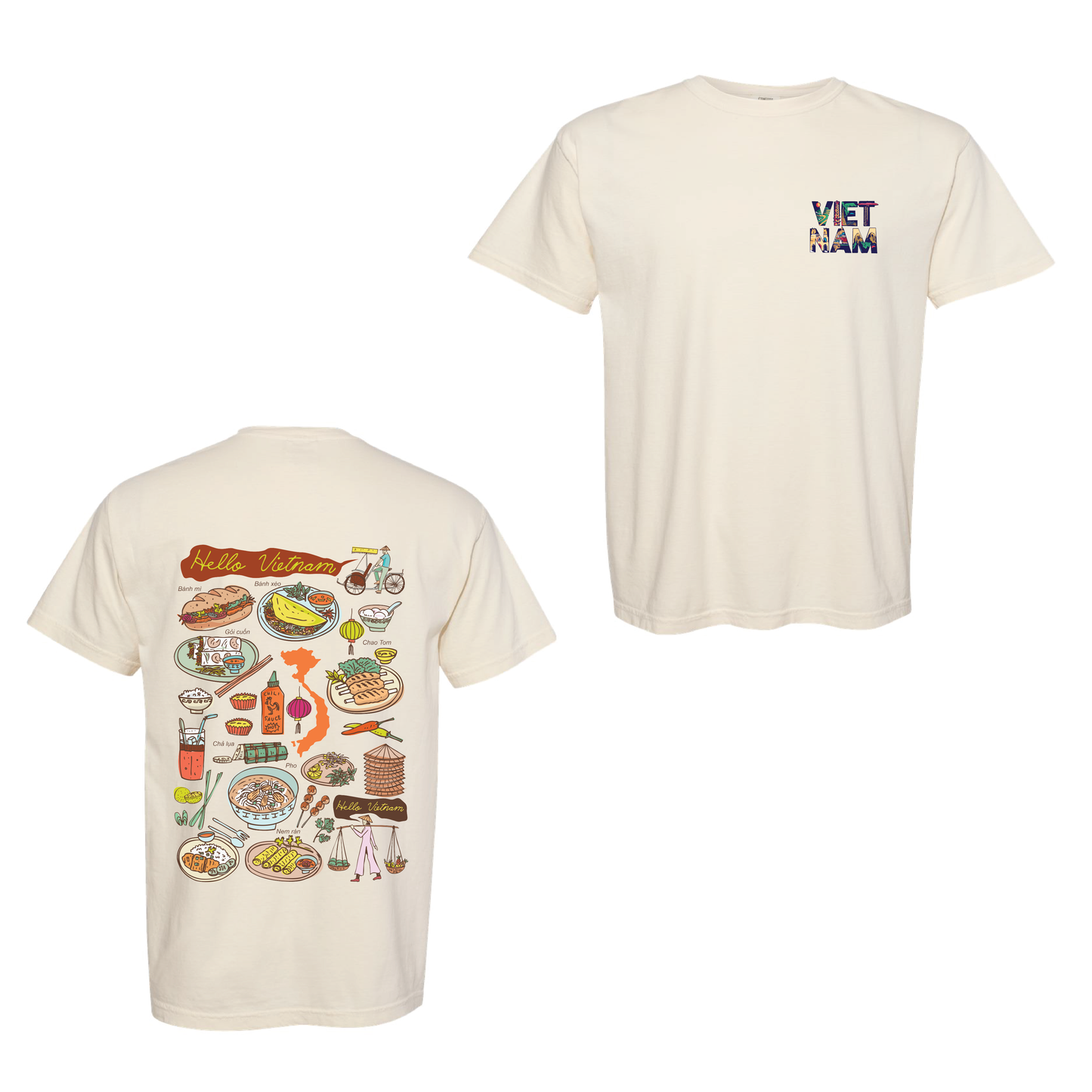 Unisex T-shirt Asian Vietnamese Street Food