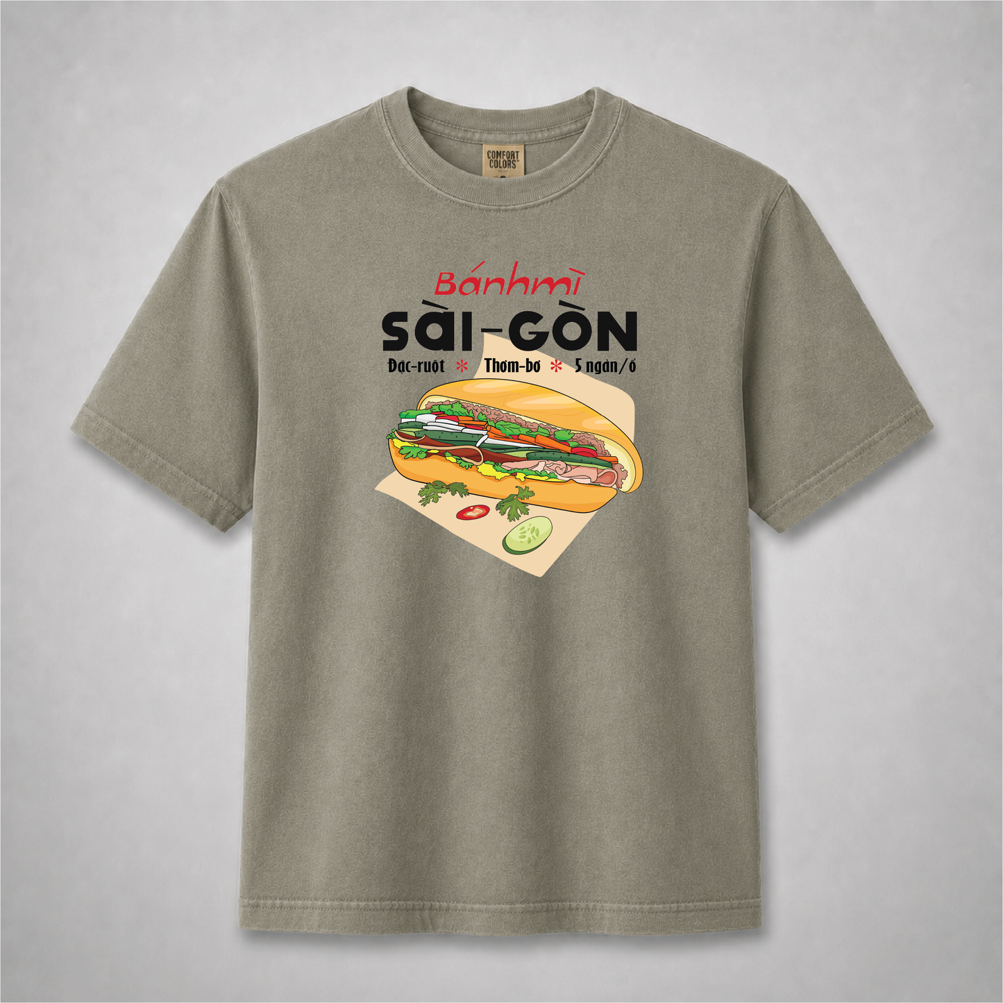 Vietnamese Bánh Mì Sài Gòn T-Shirt – Saigon Food Graphic Tee