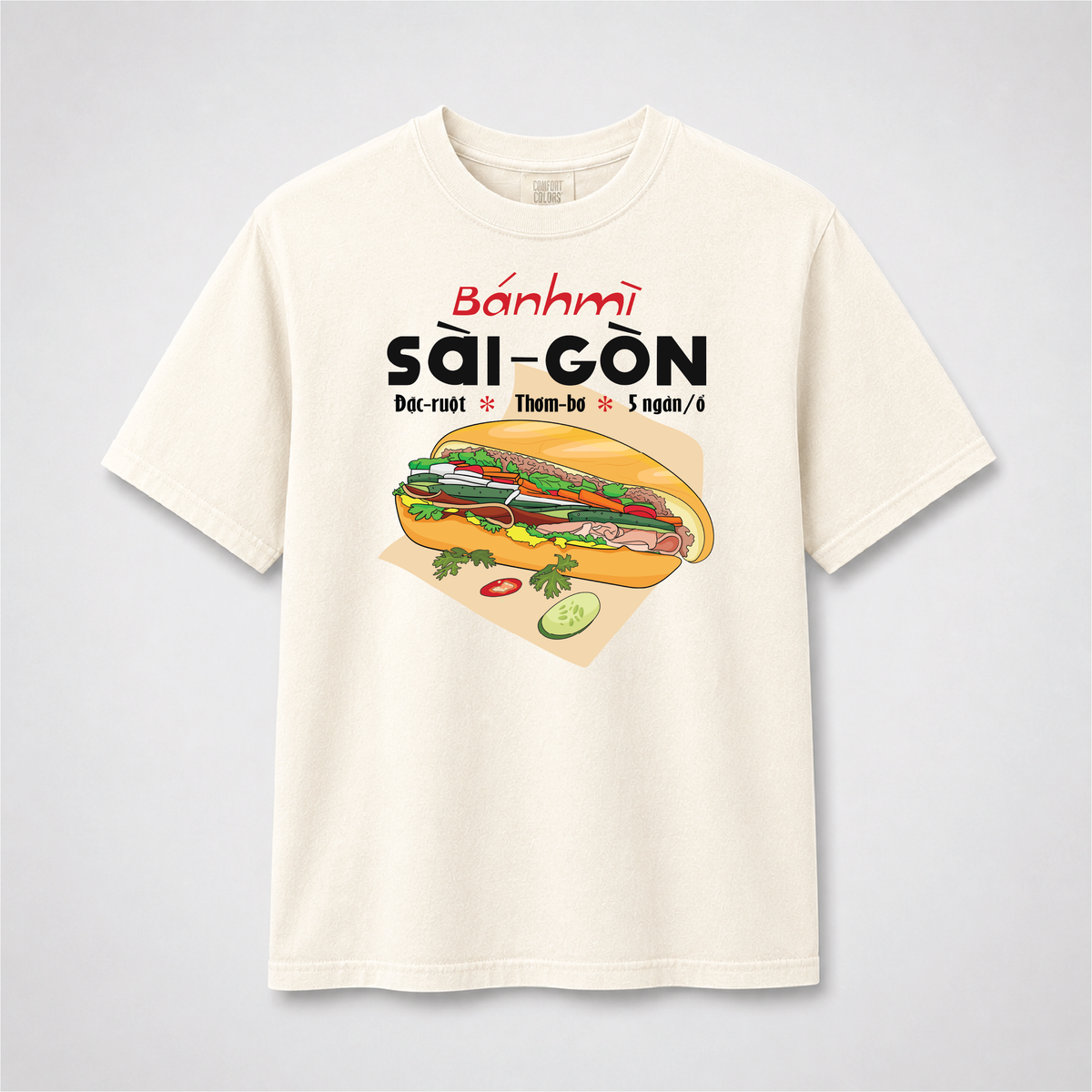 Vietnamese Bánh Mì Sài Gòn T-Shirt – Saigon Food Graphic Tee
