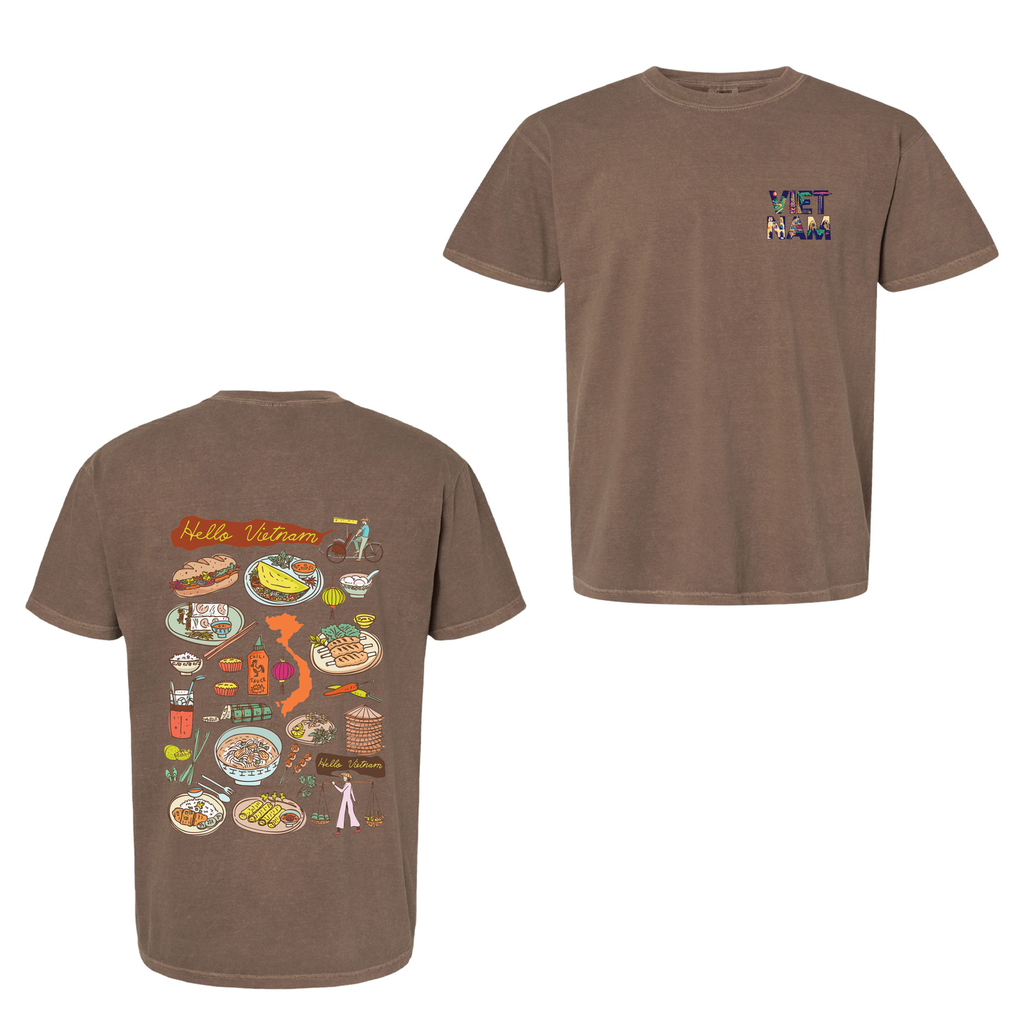 Unisex T-shirt Asian Vietnamese Street Food