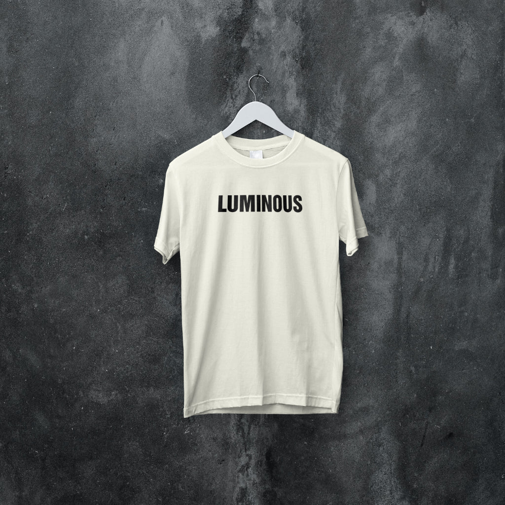 Luminous 3D Text Pop-Up on Fabric Casual Crewneck, Streetwear Style, Ideal for Everyday Wear