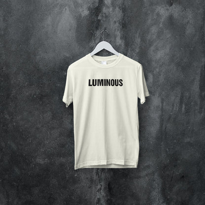 Luminous 3D Text Pop-Up on Fabric Casual Crewneck, Streetwear Style, Ideal for Everyday Wear