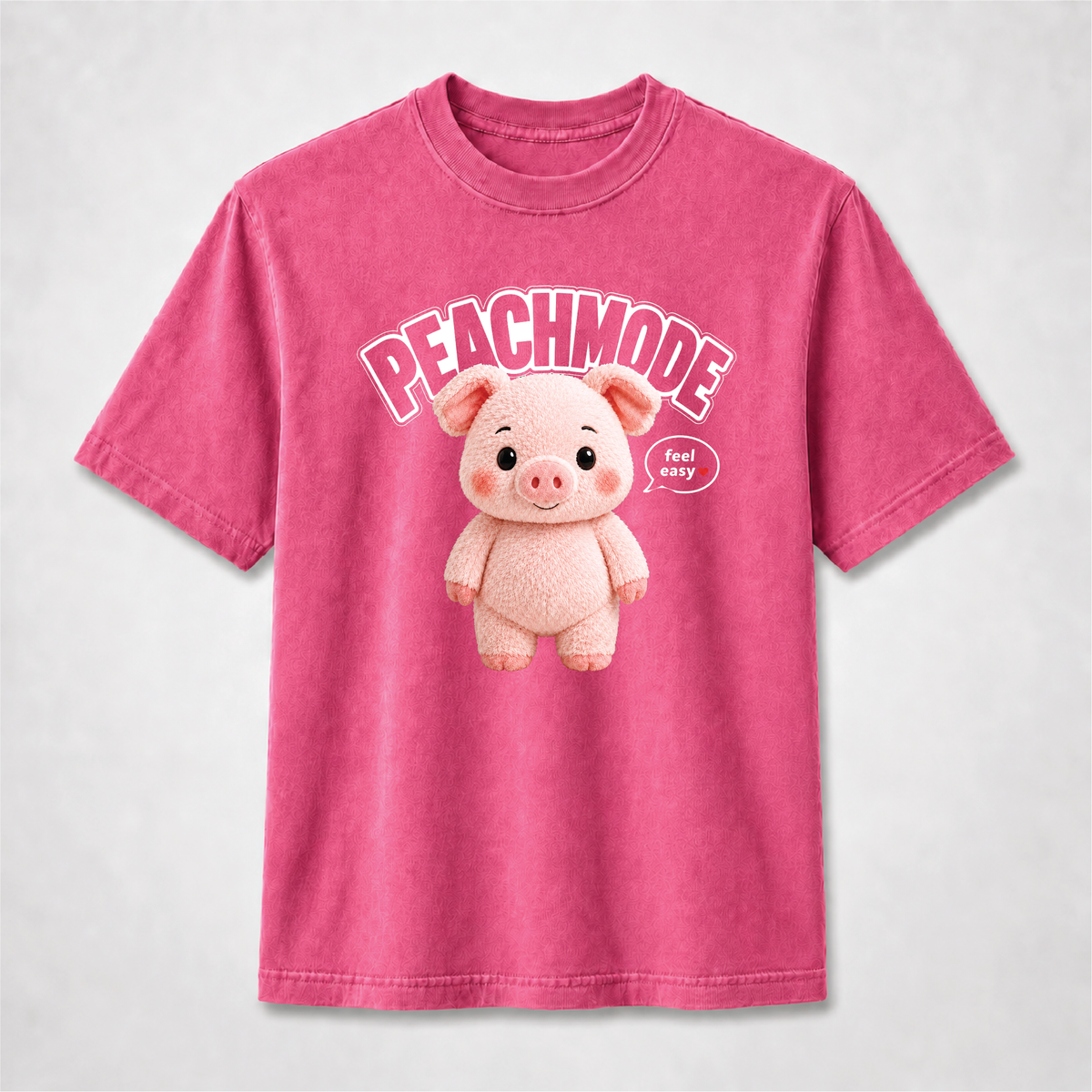 Cute Pig Peach Mode Shirt | Kawaii Self Care Graphic Tee