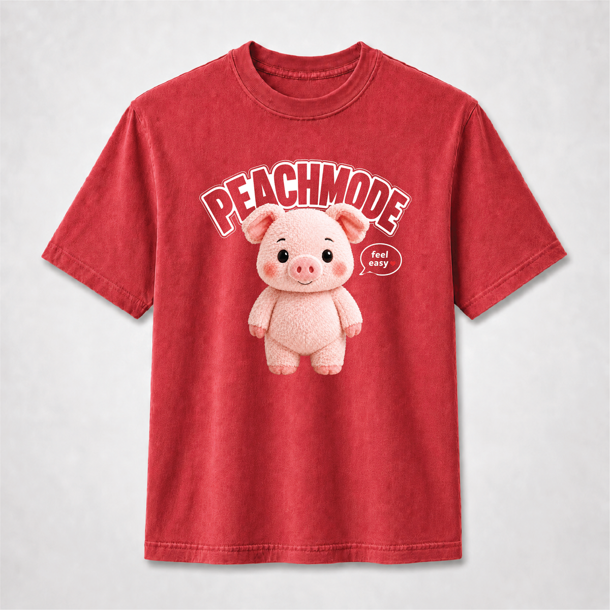 Cute Pig Peach Mode Shirt | Kawaii Self Care Graphic Tee