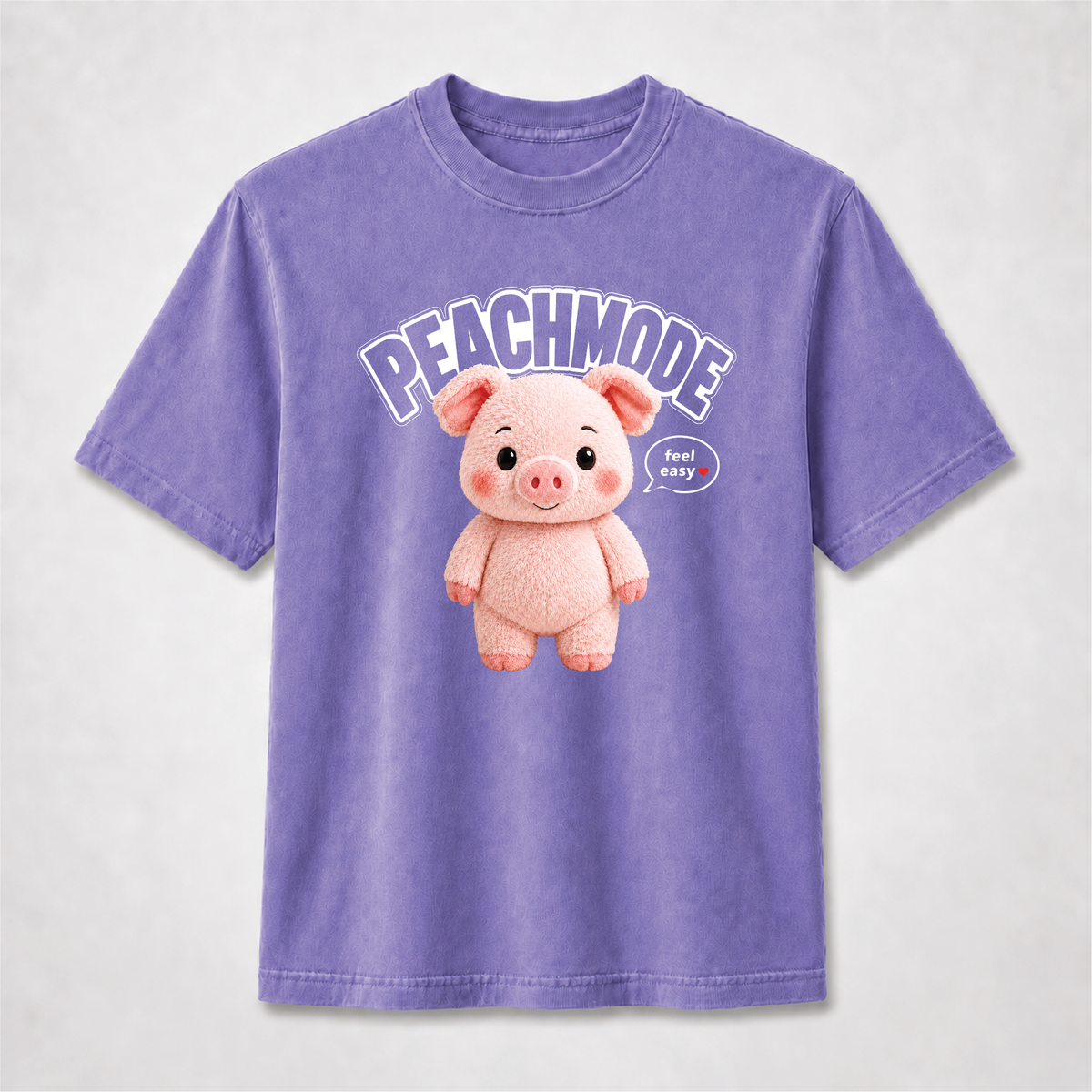 Cute Pig Peach Mode Shirt | Kawaii Self Care Graphic Tee