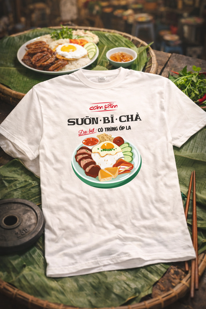 Com Tam Saigon Food Tee Vietnamese Broken Rice Graphic Cotton Shirt