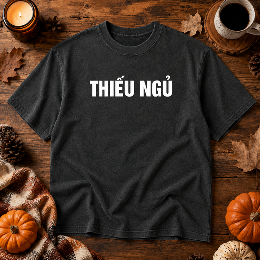 Thiếu Ngủ Vietnamese Funny Graphic Tee