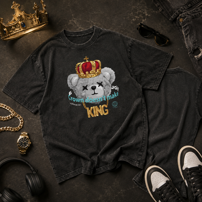 Crown Bear King Streetwear Shirt