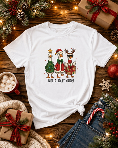 Jolly Goose Christmas Tee – Funny Holiday Shirt