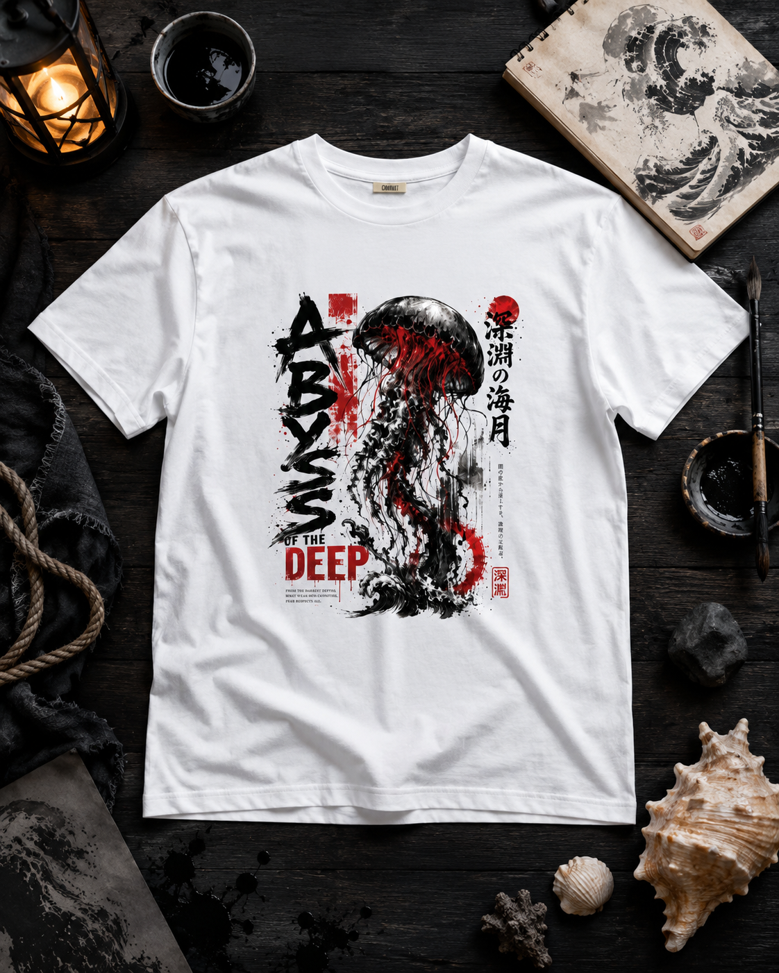 Deep Sea Jellyfish Tee – Abyss Ocean Graphic Shirt