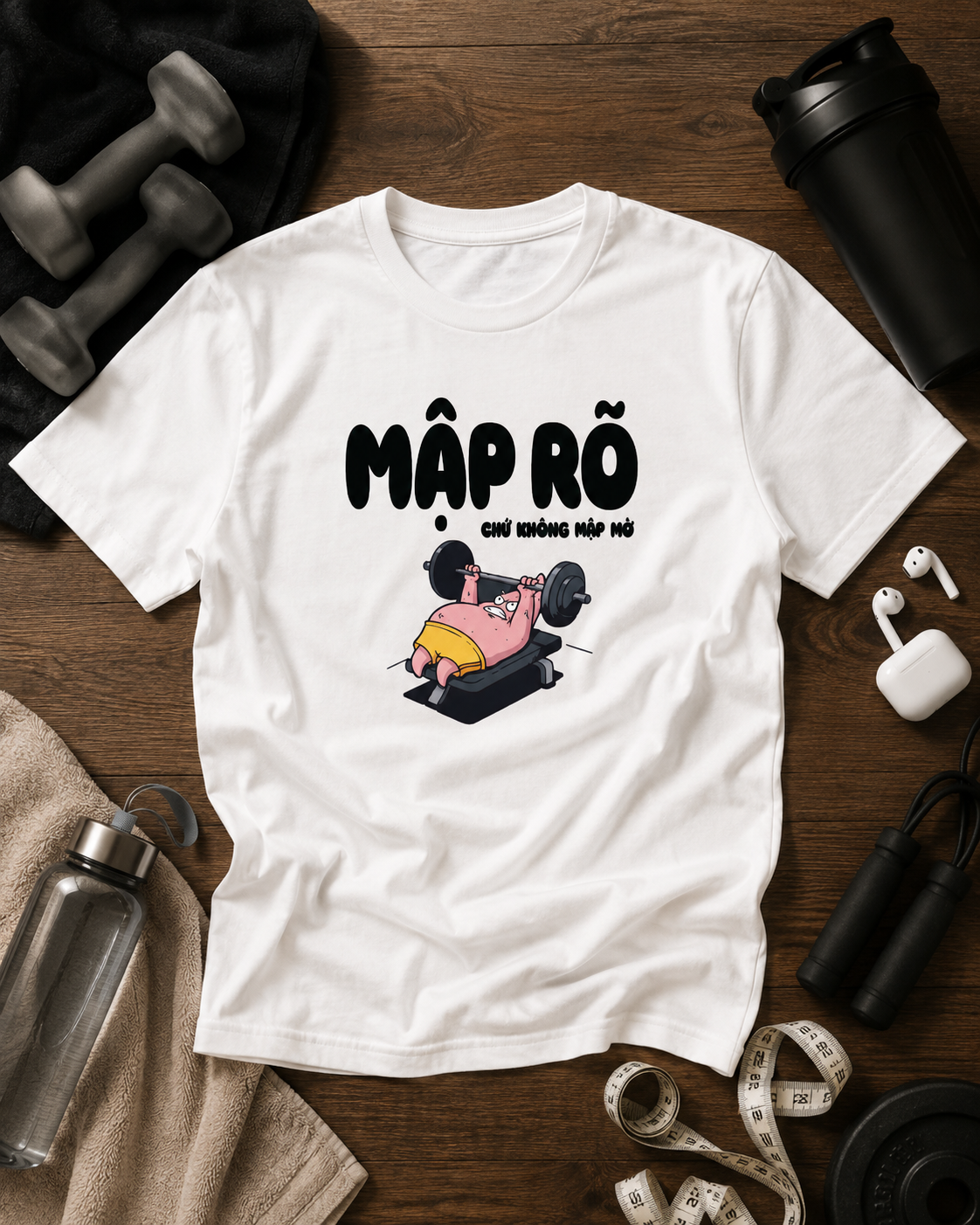 Map Ro Vietnamese Workout Pig Shirt