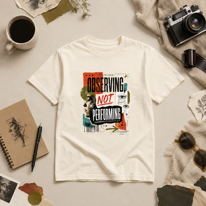 Observing Not Performing Graphic Tee