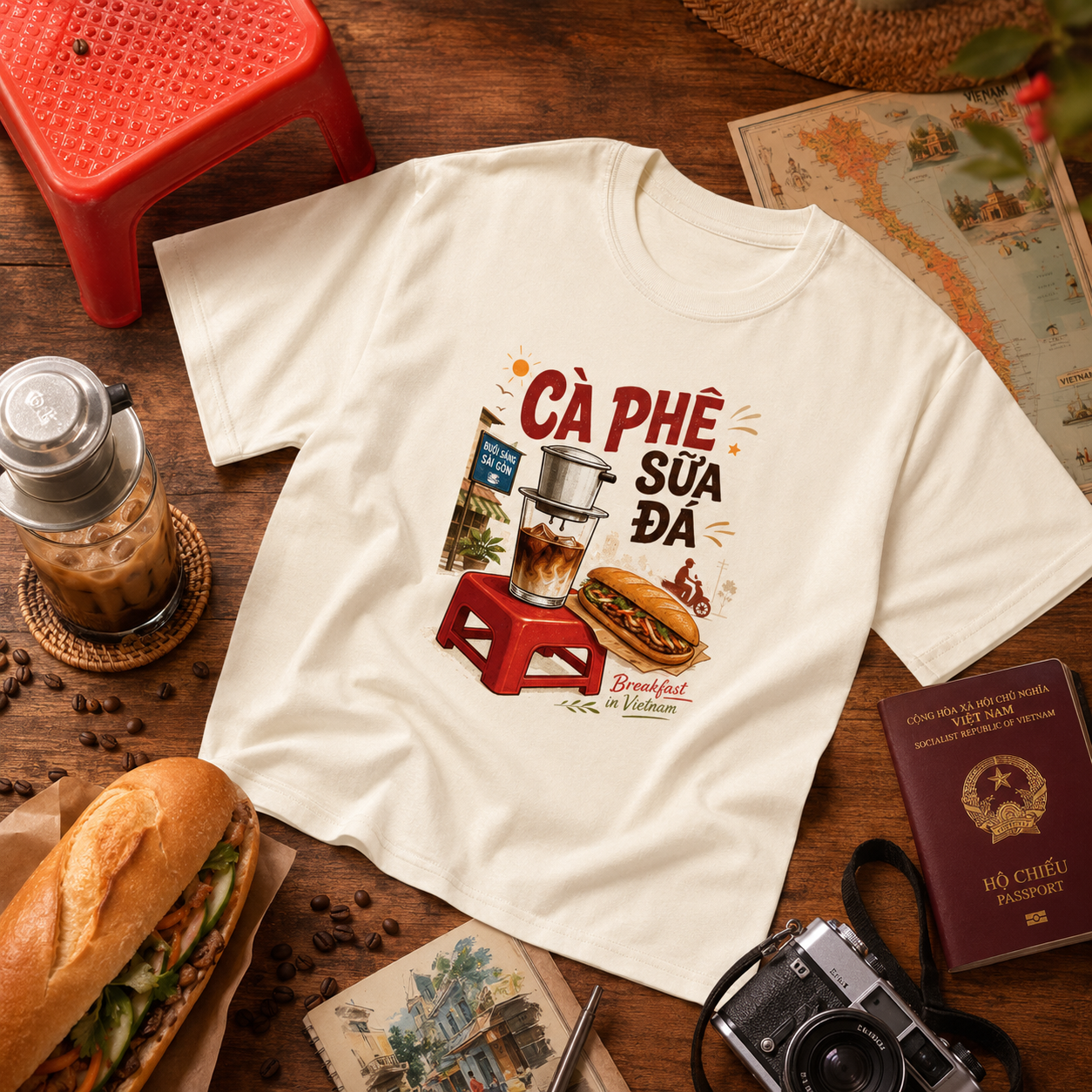 Vietnamese Coffee Ca Phe Sua Da Shirt