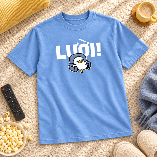 Lười! Lazy Duck Vietnamese Graphic Tee