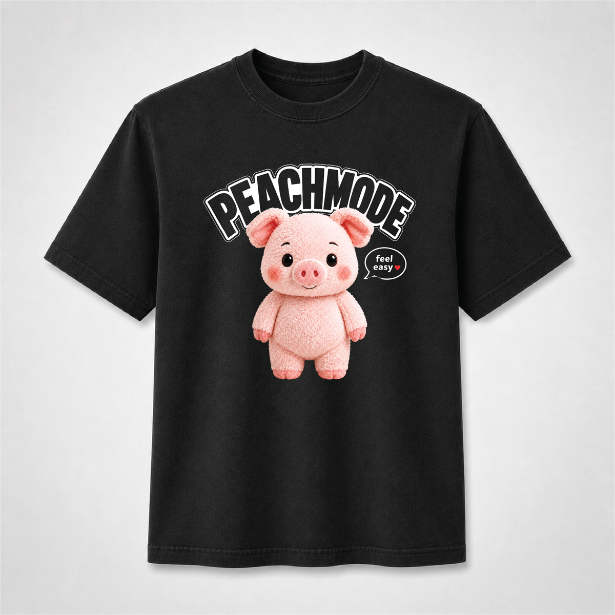 Cute Pig Peach Mode Shirt | Kawaii Self Care Graphic Tee