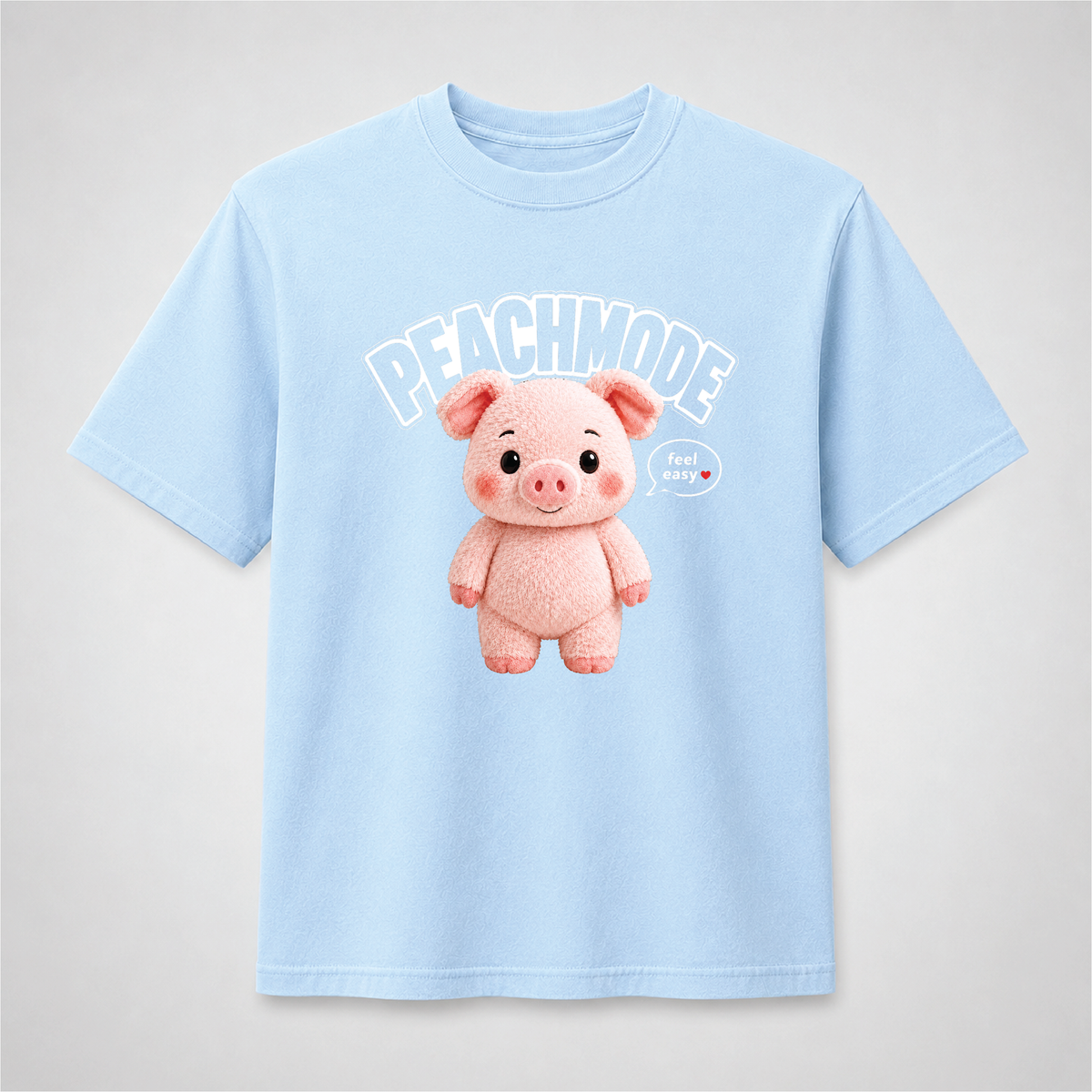 Cute Pig Peach Mode Shirt | Kawaii Self Care Graphic Tee