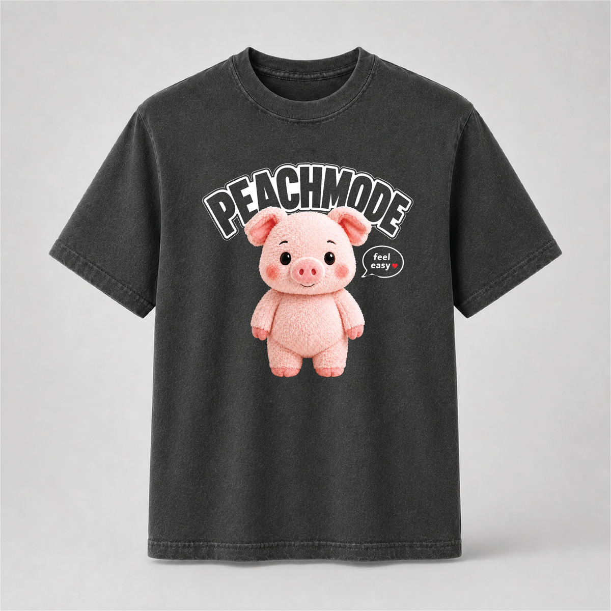 Cute Pig Peach Mode Shirt | Kawaii Self Care Graphic Tee