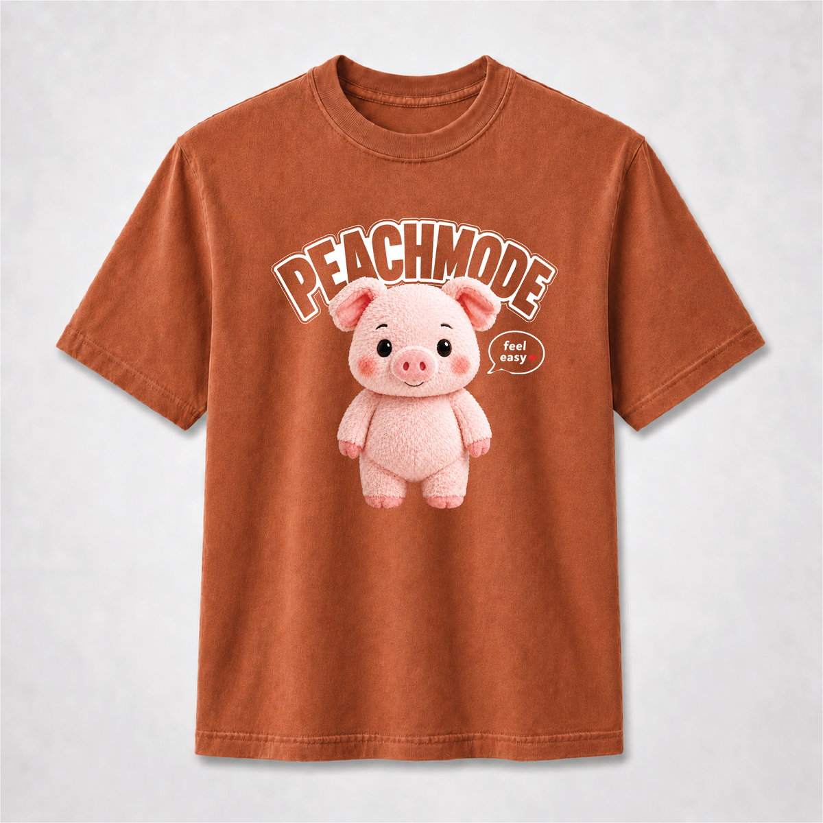 Cute Pig Peach Mode Shirt | Kawaii Self Care Graphic Tee