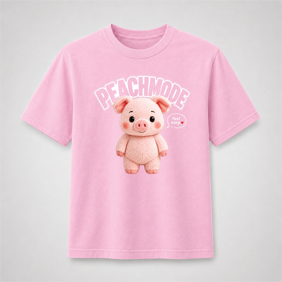 Cute Pig Peach Mode Shirt | Kawaii Self Care Graphic Tee