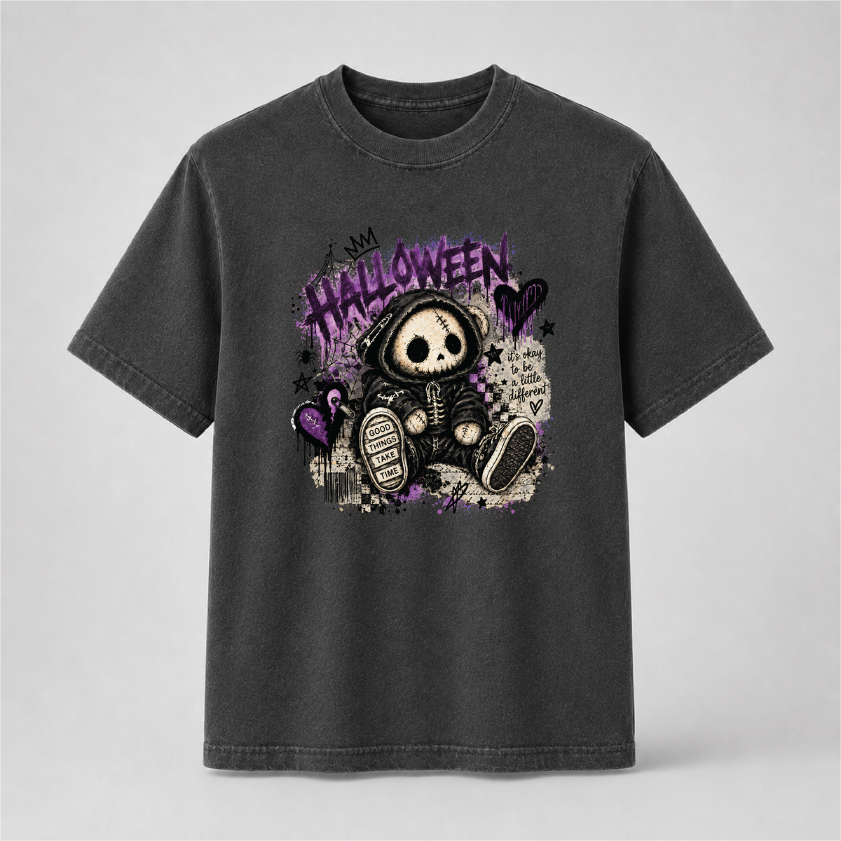 Good Things Take Time Creepy Cute Halloween Graphic Tee