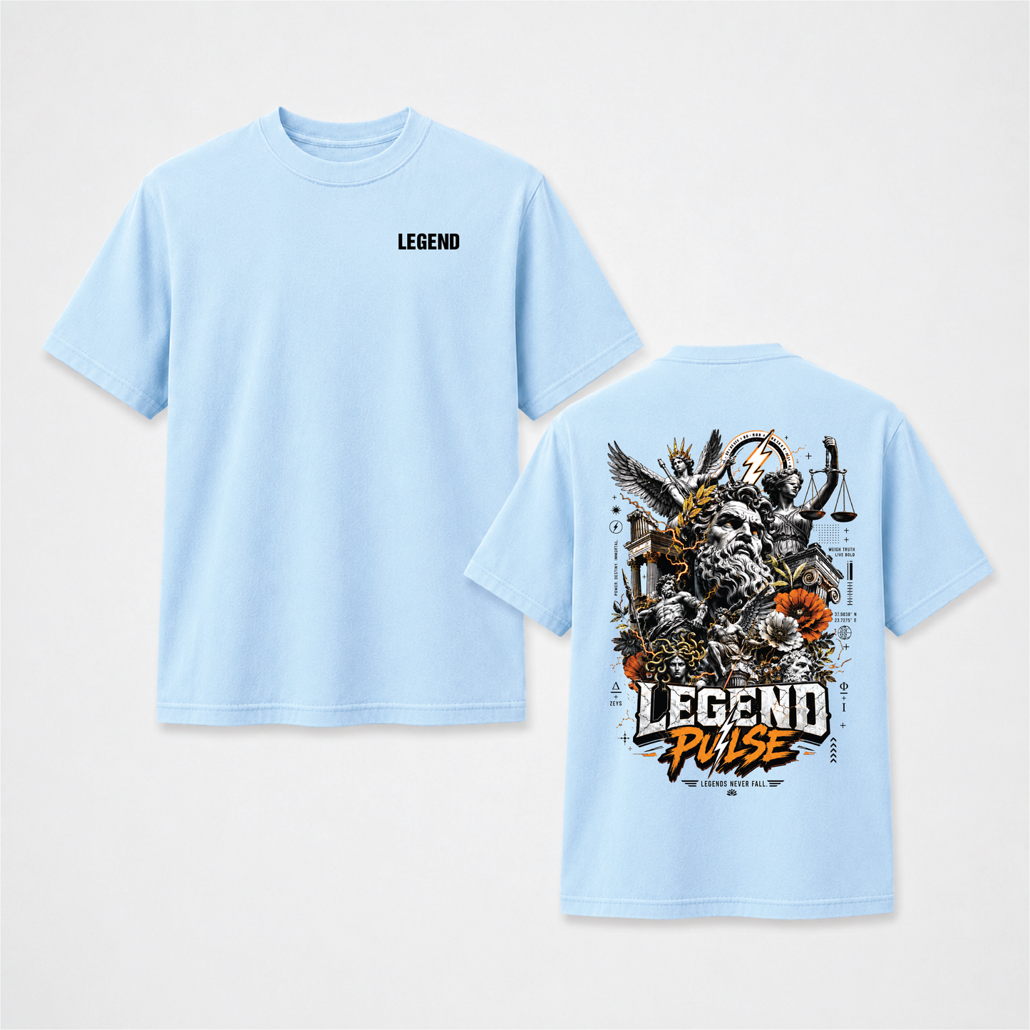 Legend Pulse Greek Mythology Comfort Colors T-Shirt