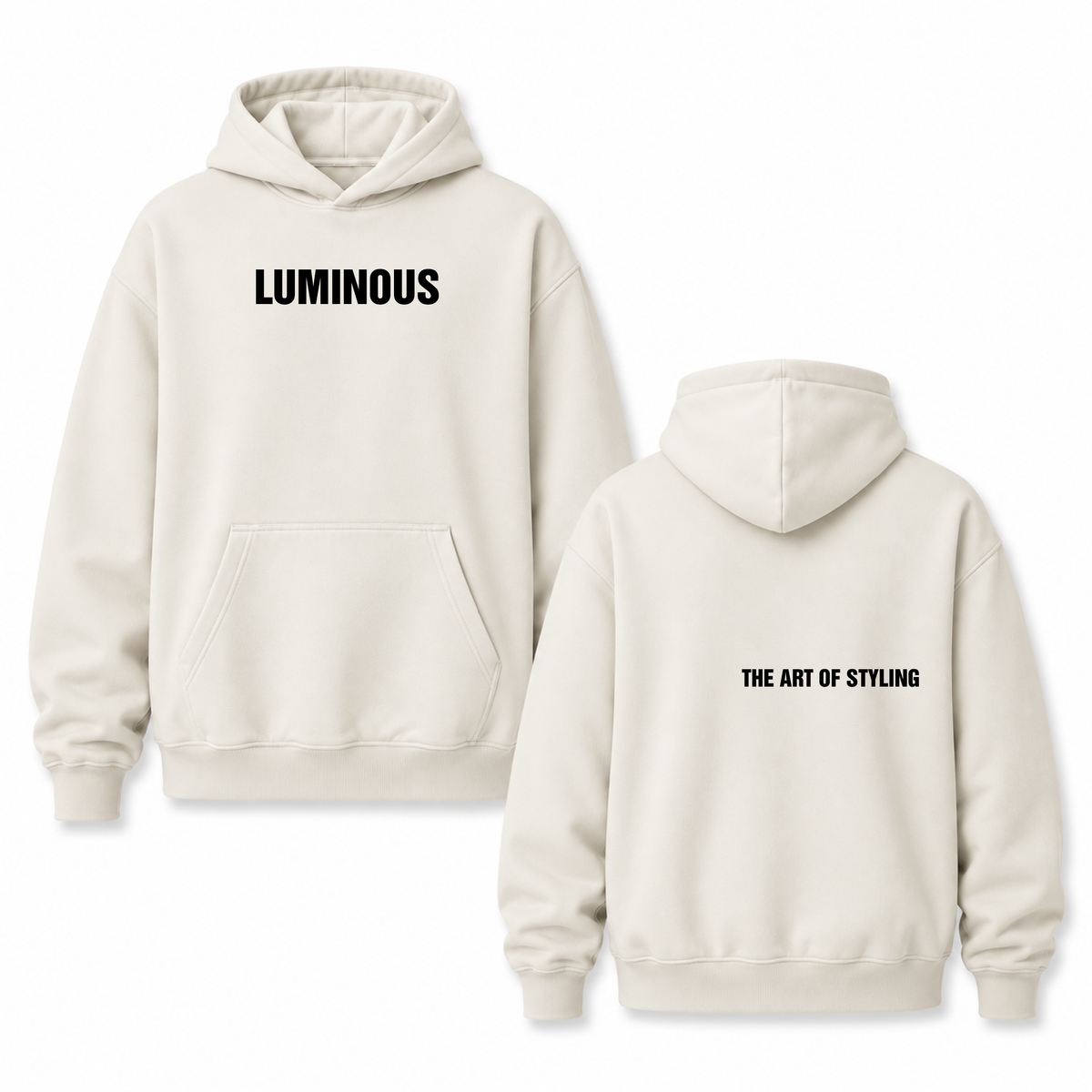 Luminous 3D Vinyl Heavyweight Pullover Hoodie