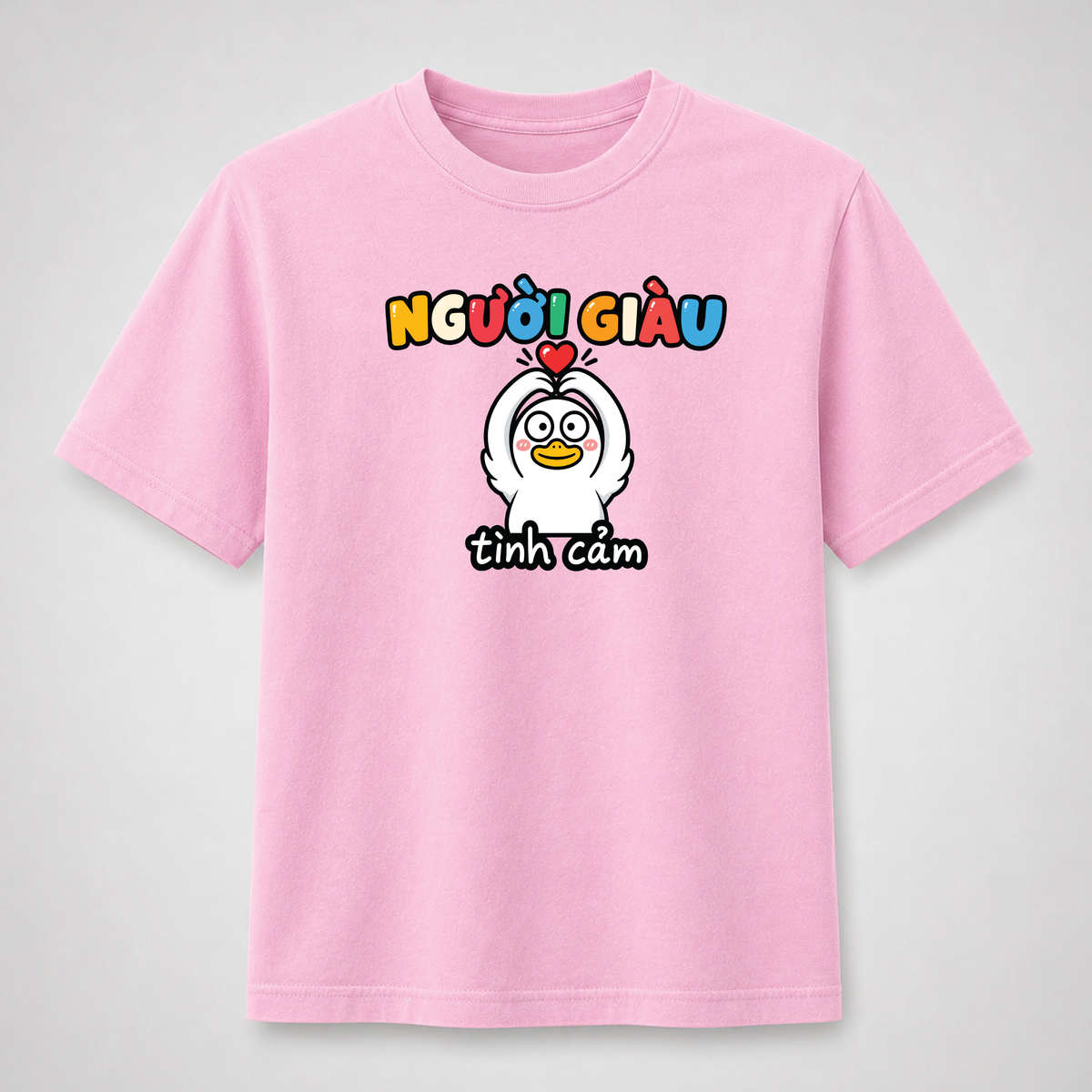Người Giàu Tình Cảm Cute Vietnamese Duck Graphic Tee