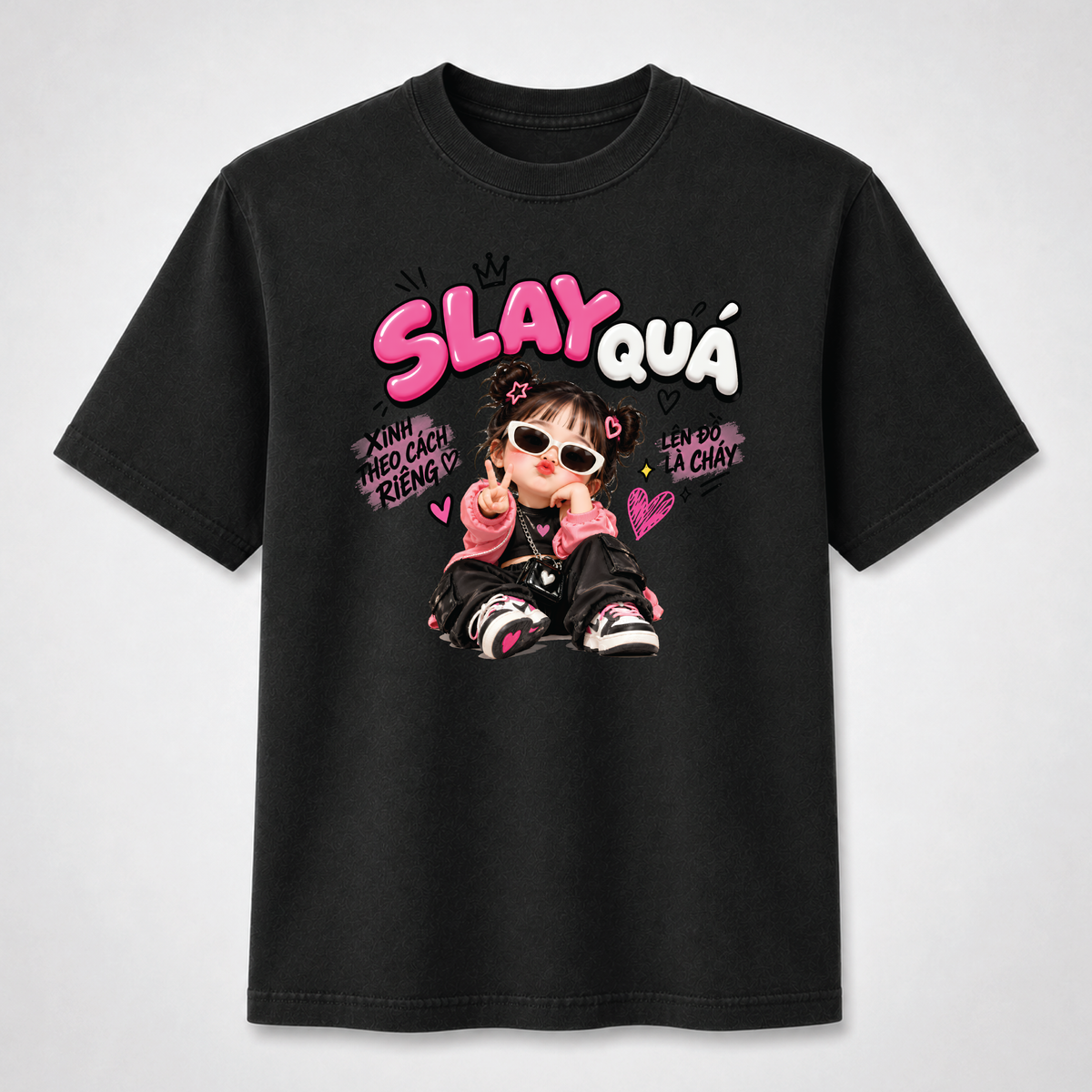 Slay Quá Vietnamese Fashion Girl Graphic Tee