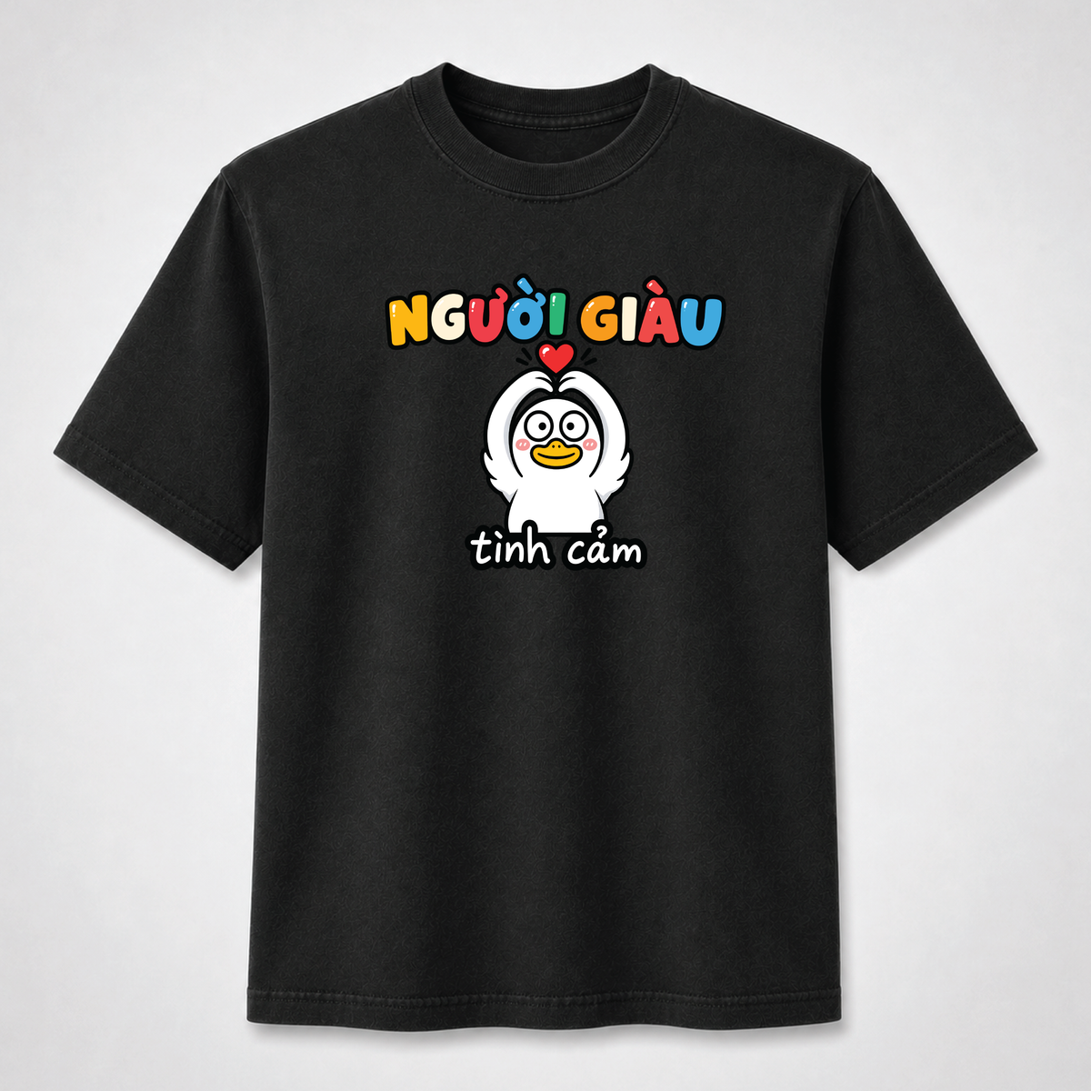 Người Giàu Tình Cảm Cute Vietnamese Duck Graphic Tee