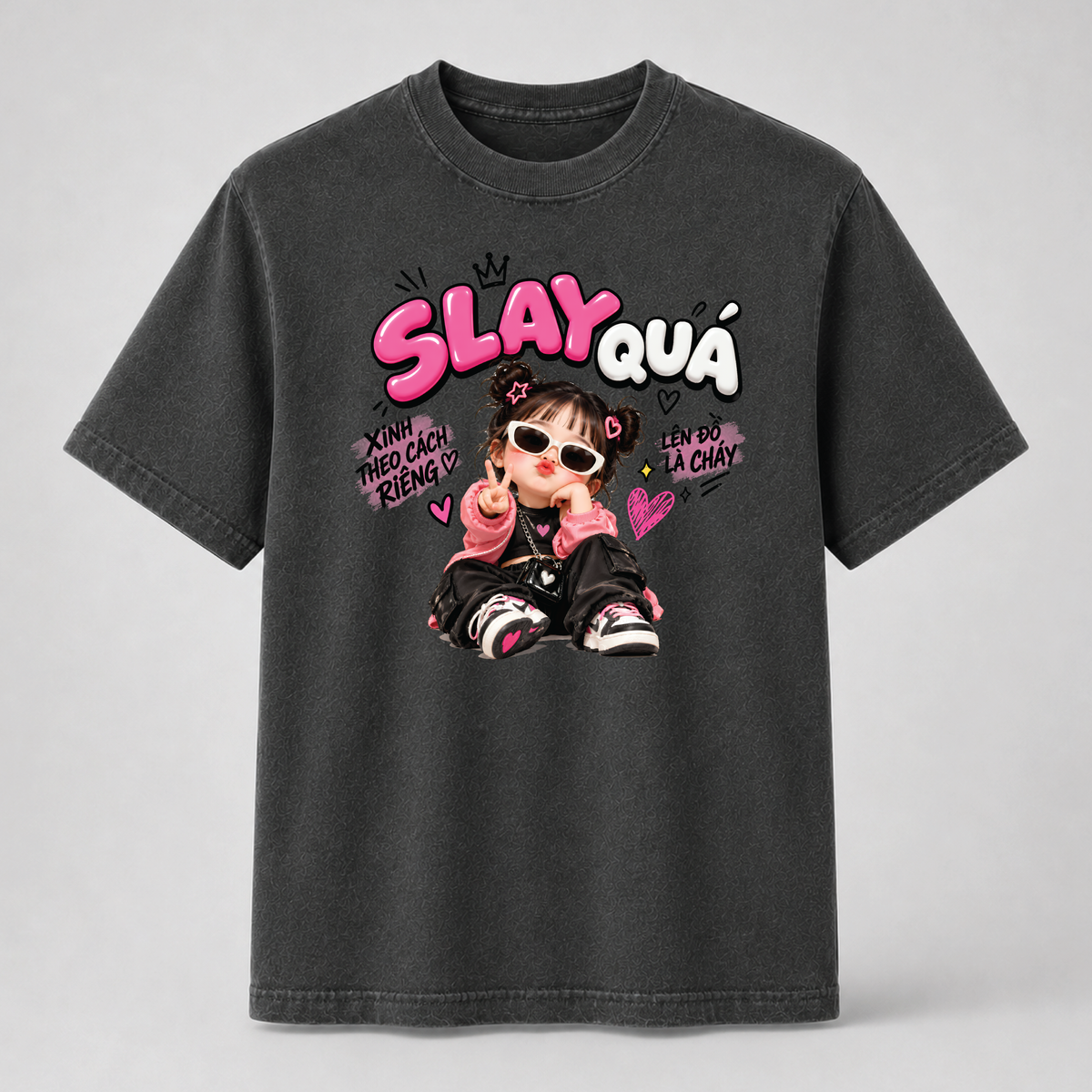 Slay Quá Vietnamese Fashion Girl Graphic Tee