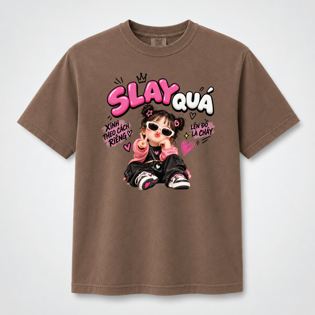 Slay Quá Vietnamese Fashion Girl Graphic Tee