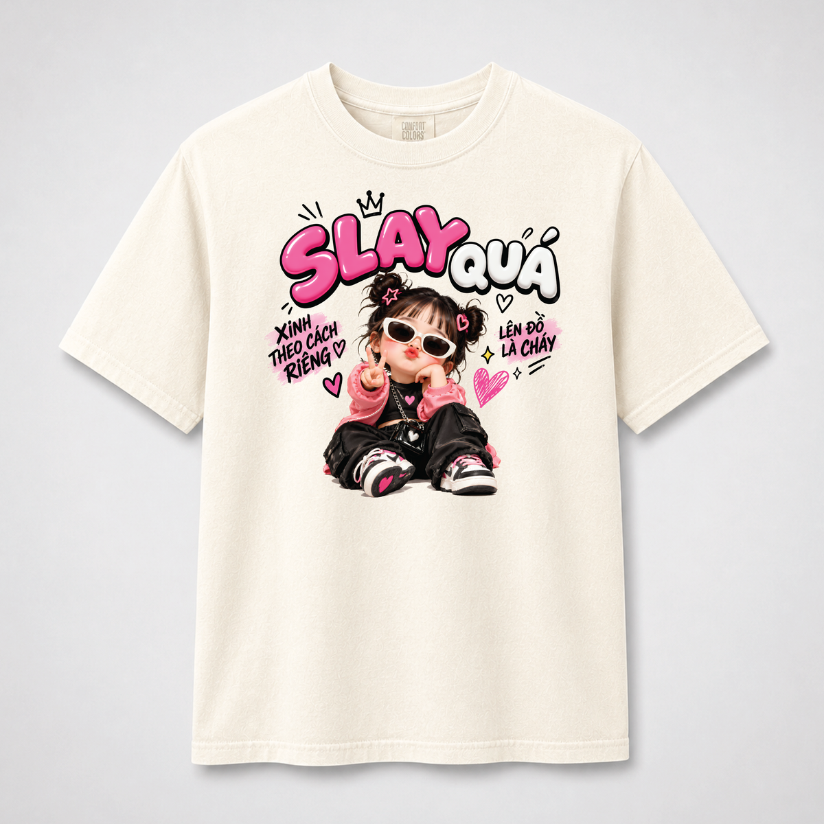 Slay Quá Vietnamese Fashion Girl Graphic Tee