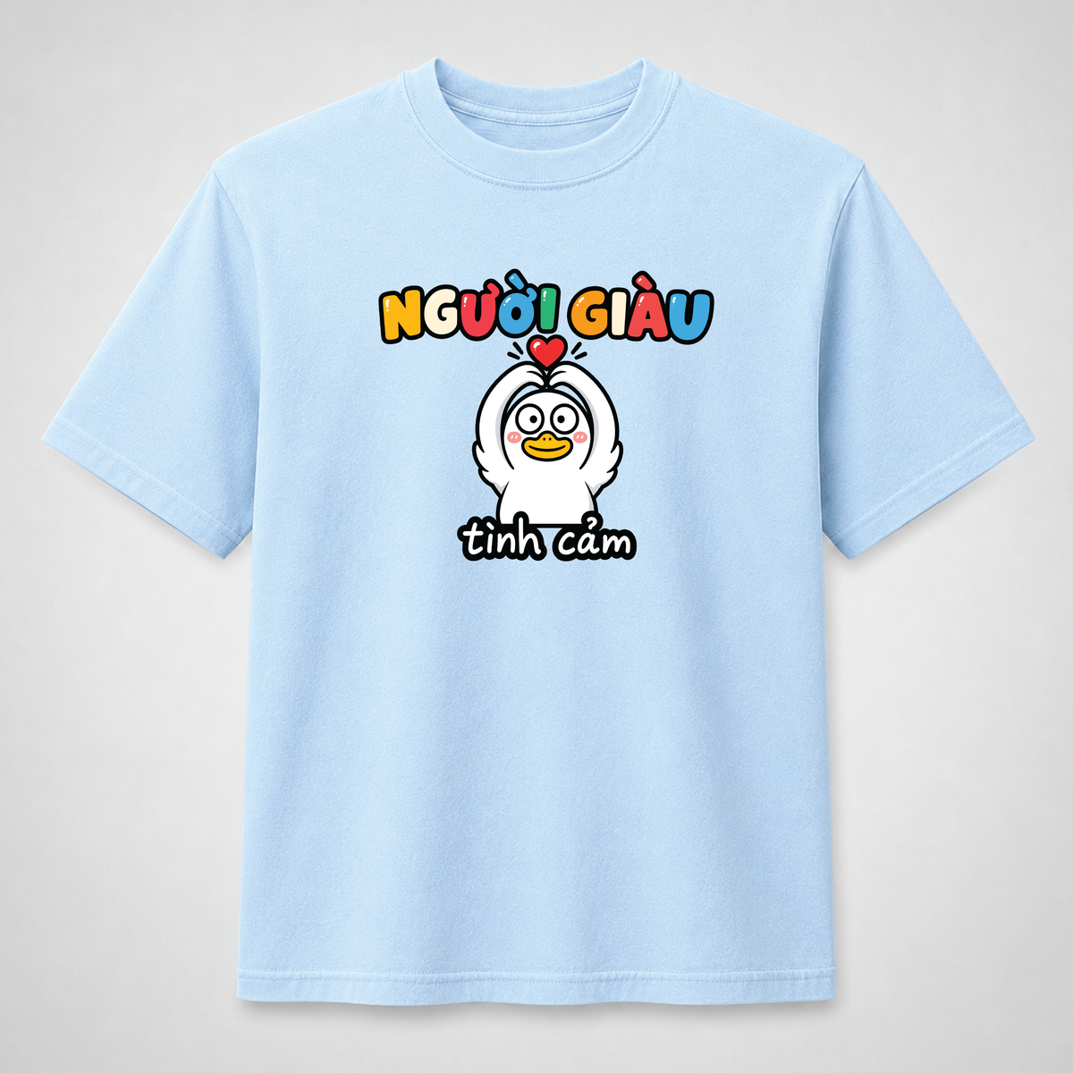 Người Giàu Tình Cảm Cute Vietnamese Duck Graphic Tee