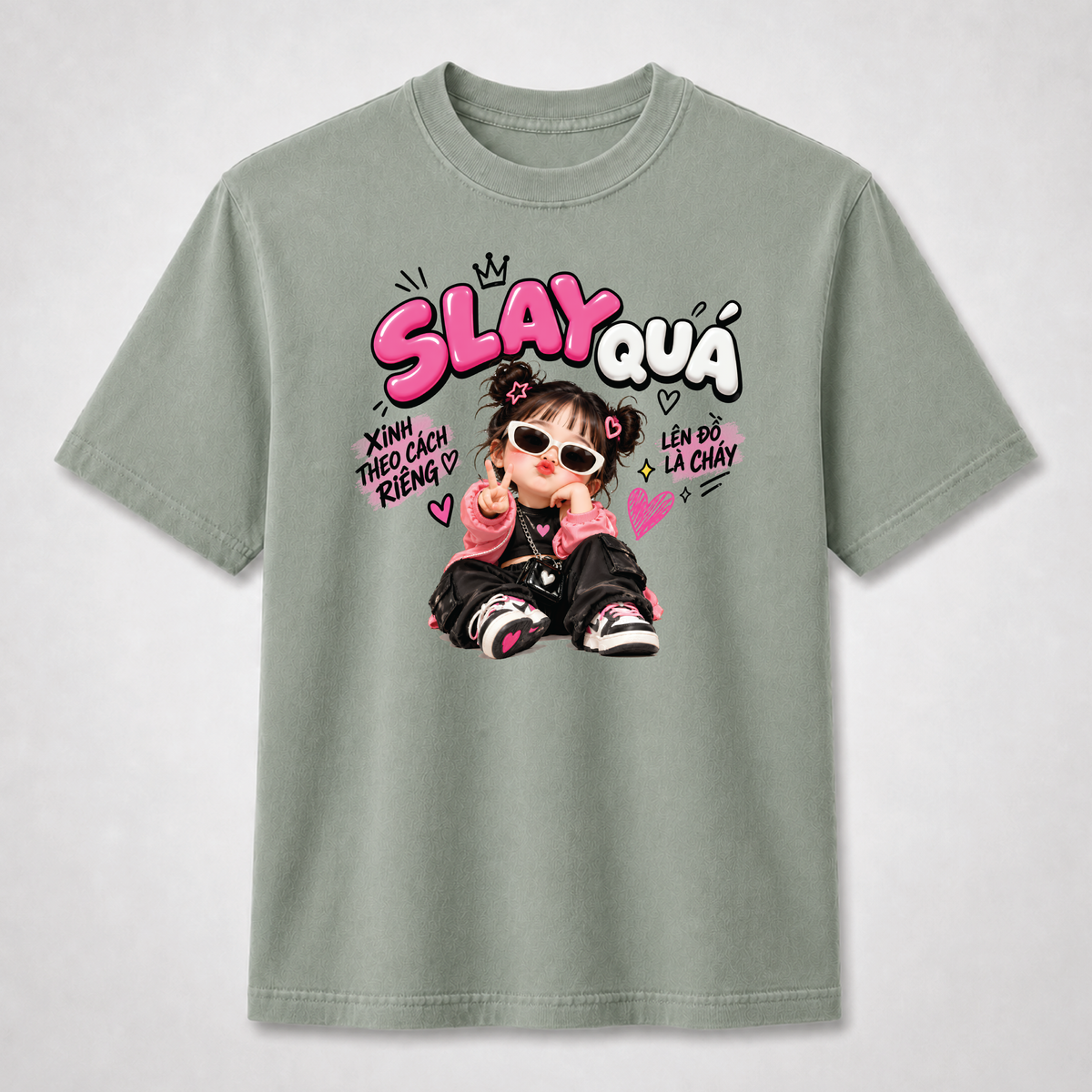 Slay Quá Vietnamese Fashion Girl Graphic Tee