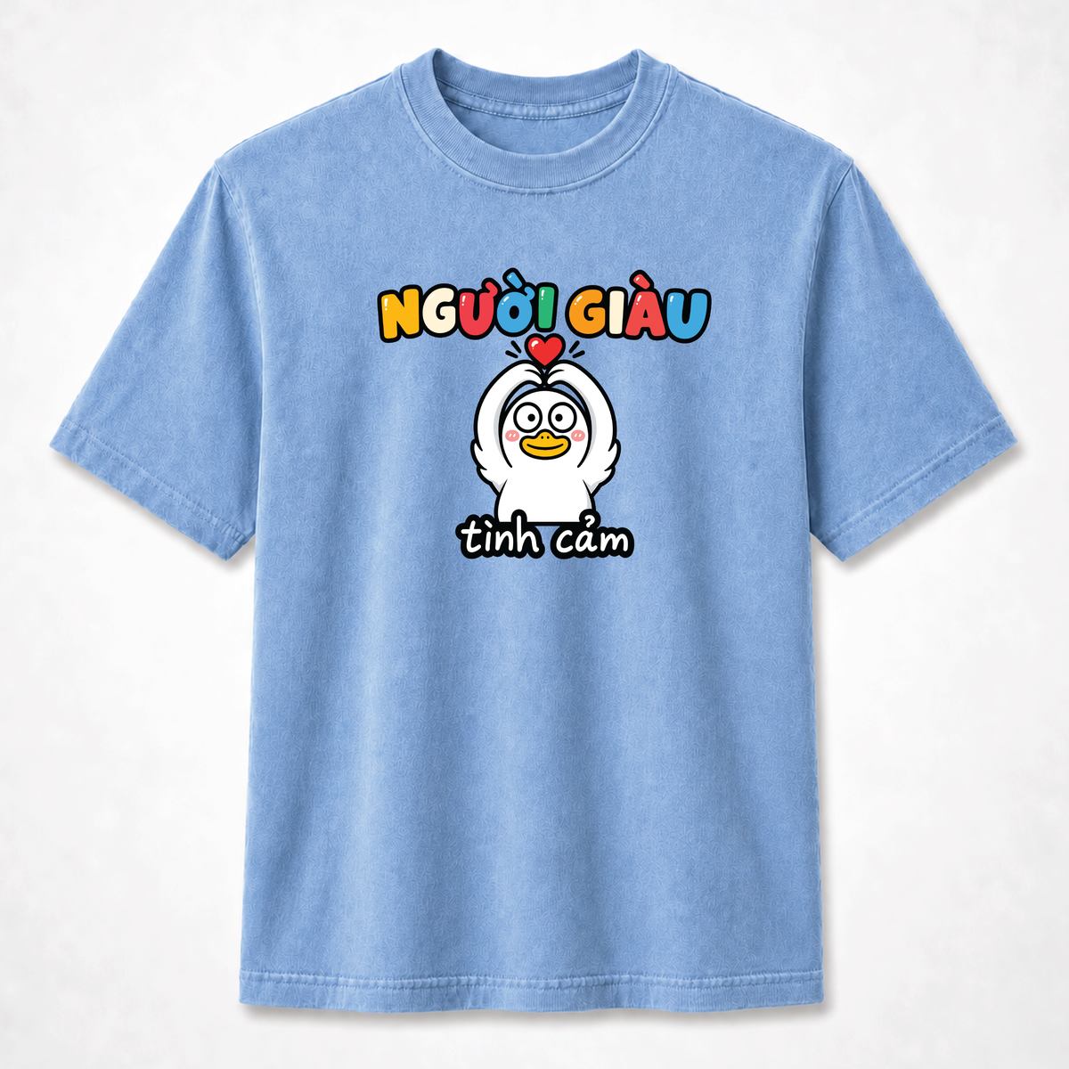 Người Giàu Tình Cảm Cute Vietnamese Duck Graphic Tee