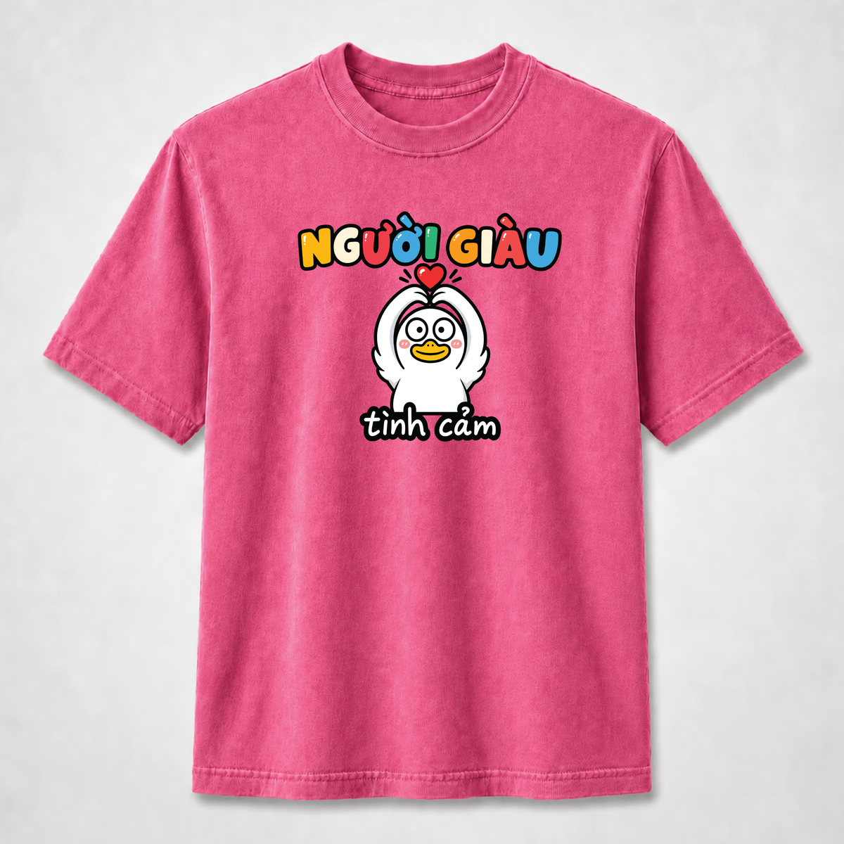 Người Giàu Tình Cảm Cute Vietnamese Duck Graphic Tee