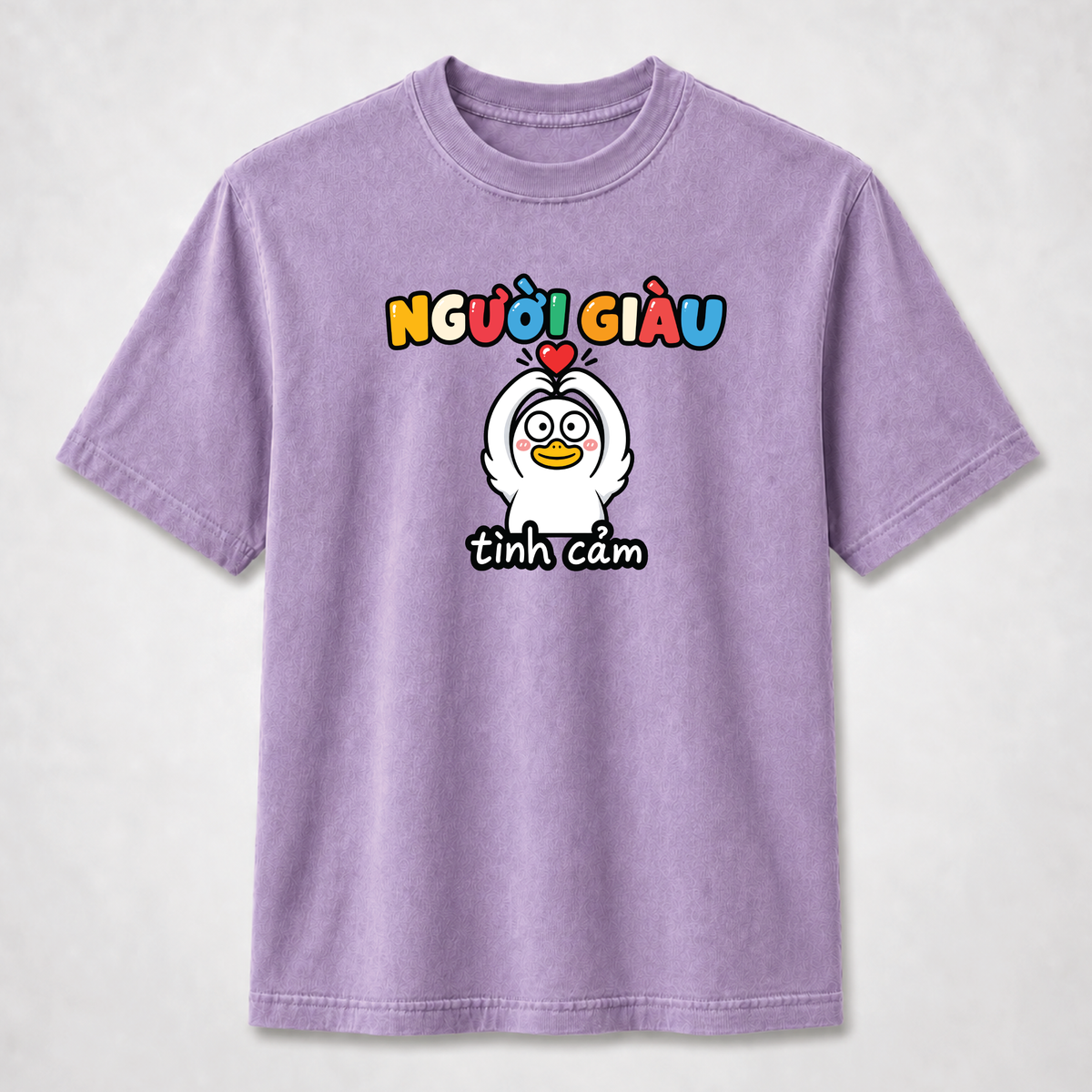 Người Giàu Tình Cảm Cute Vietnamese Duck Graphic Tee