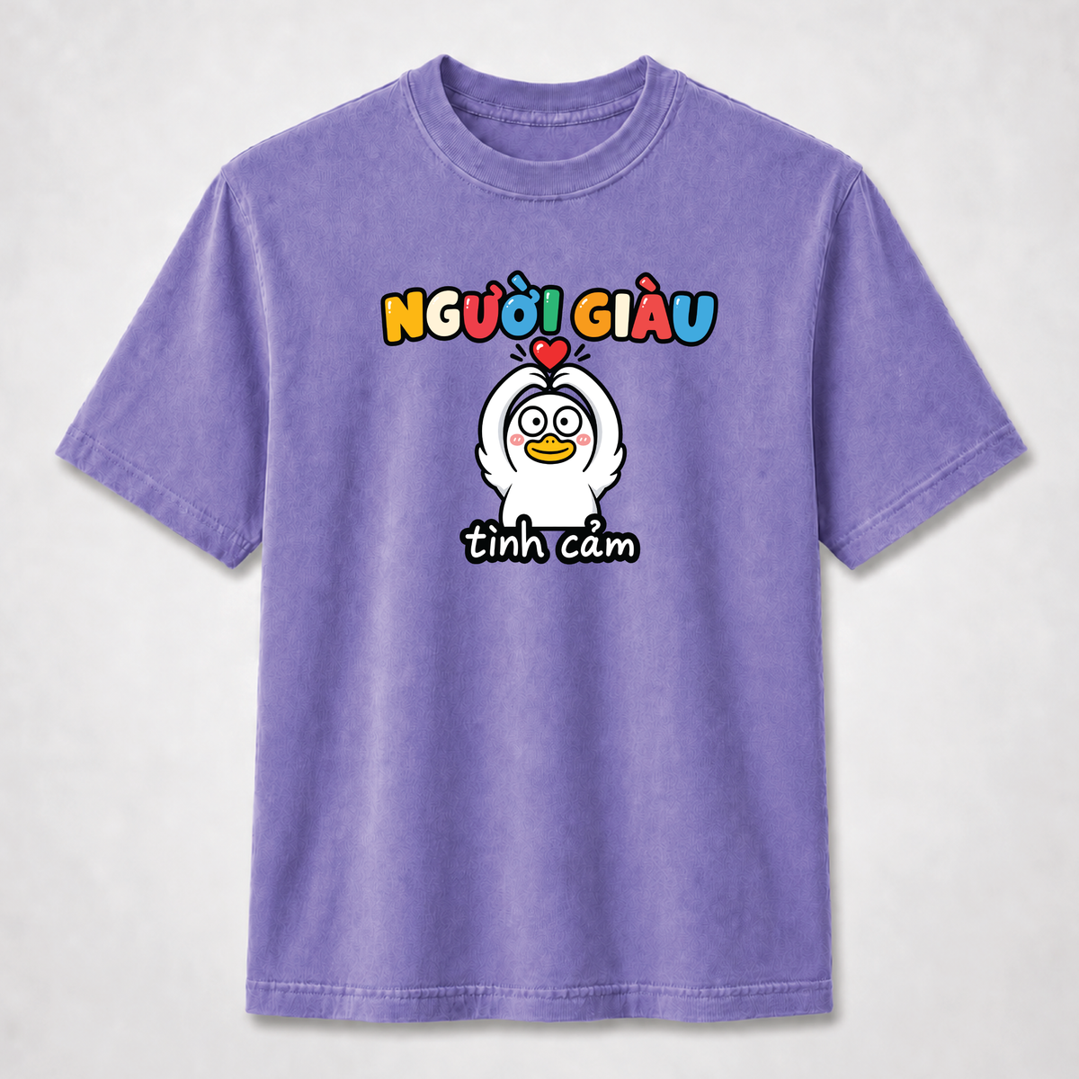 Người Giàu Tình Cảm Cute Vietnamese Duck Graphic Tee