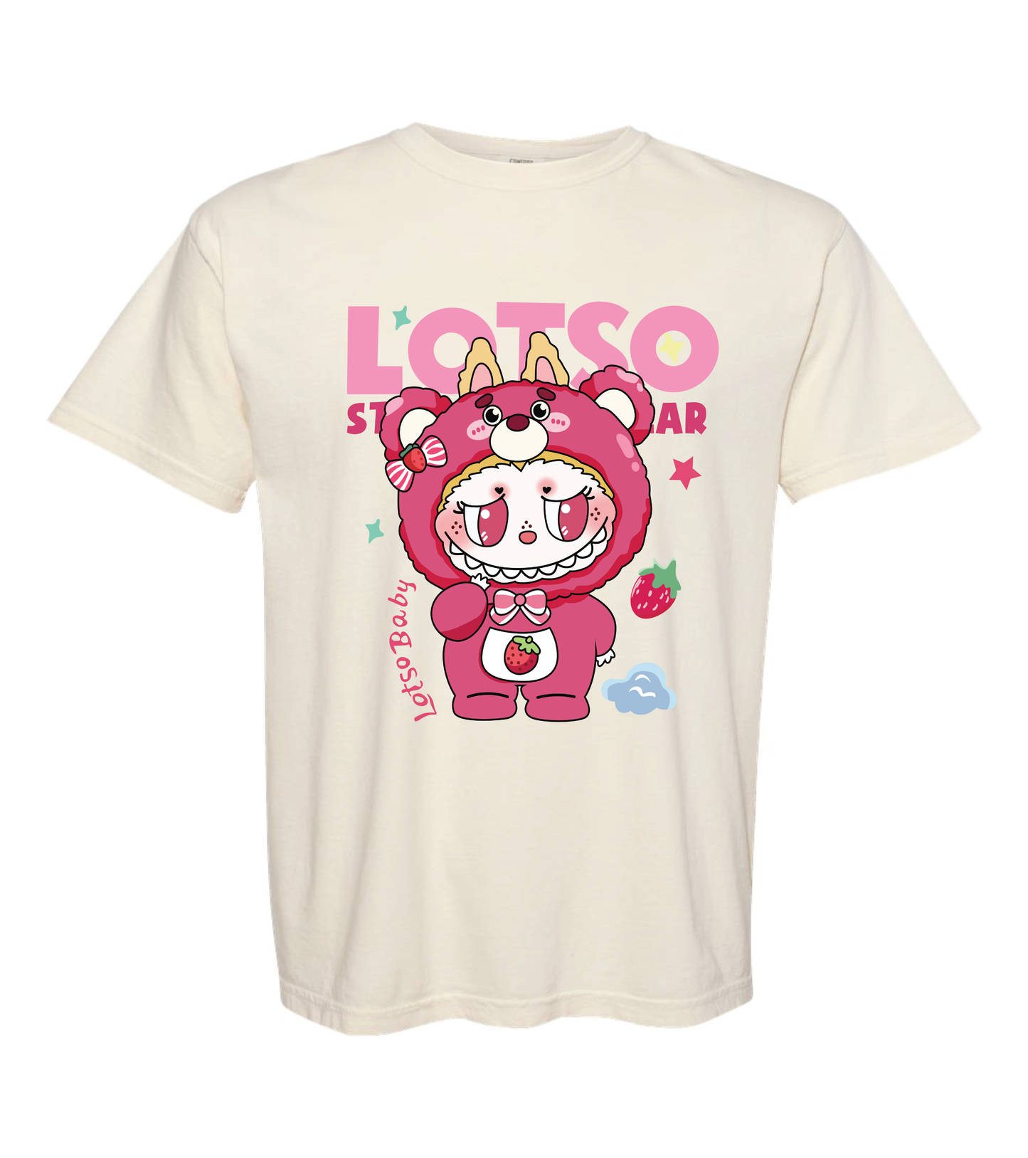 Unisex T-Shirt Lotso Cute Baby Face Casual Top