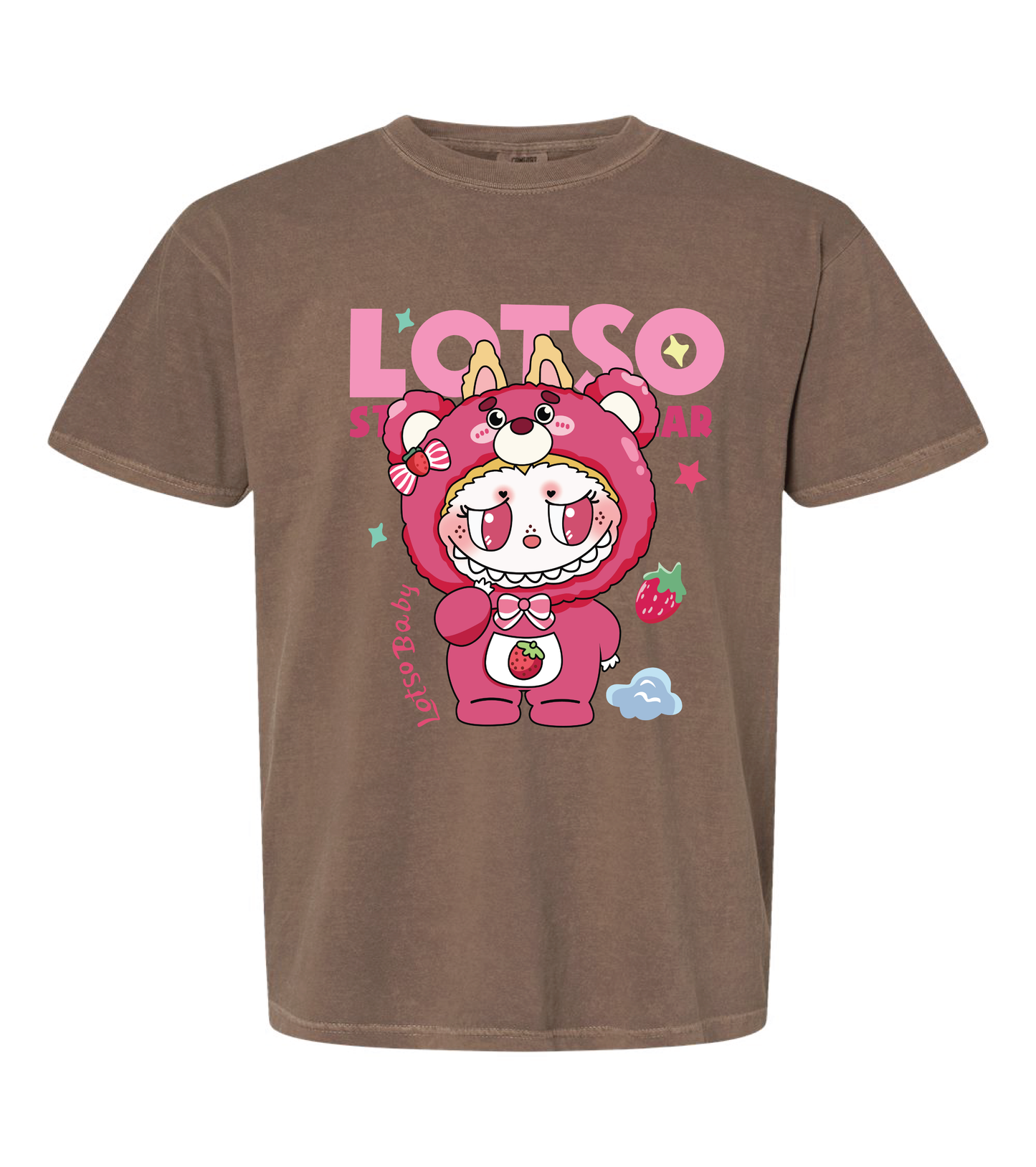 Unisex T-Shirt Lotso Cute Baby Face Casual Top