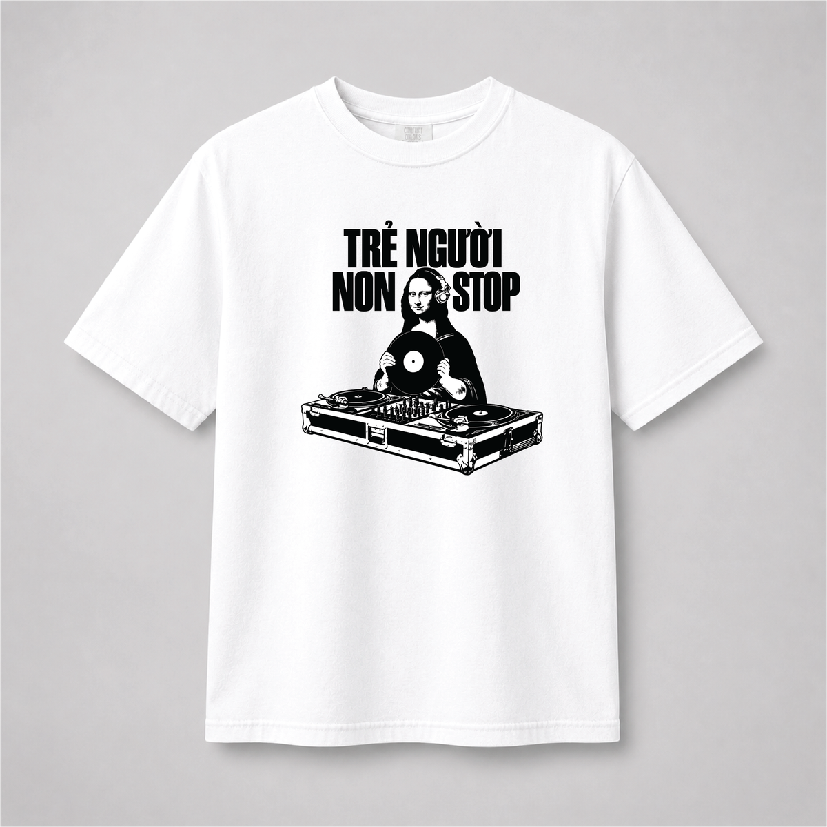 Trẻ Người Non Stop Mona Lisa DJ Graphic Tee