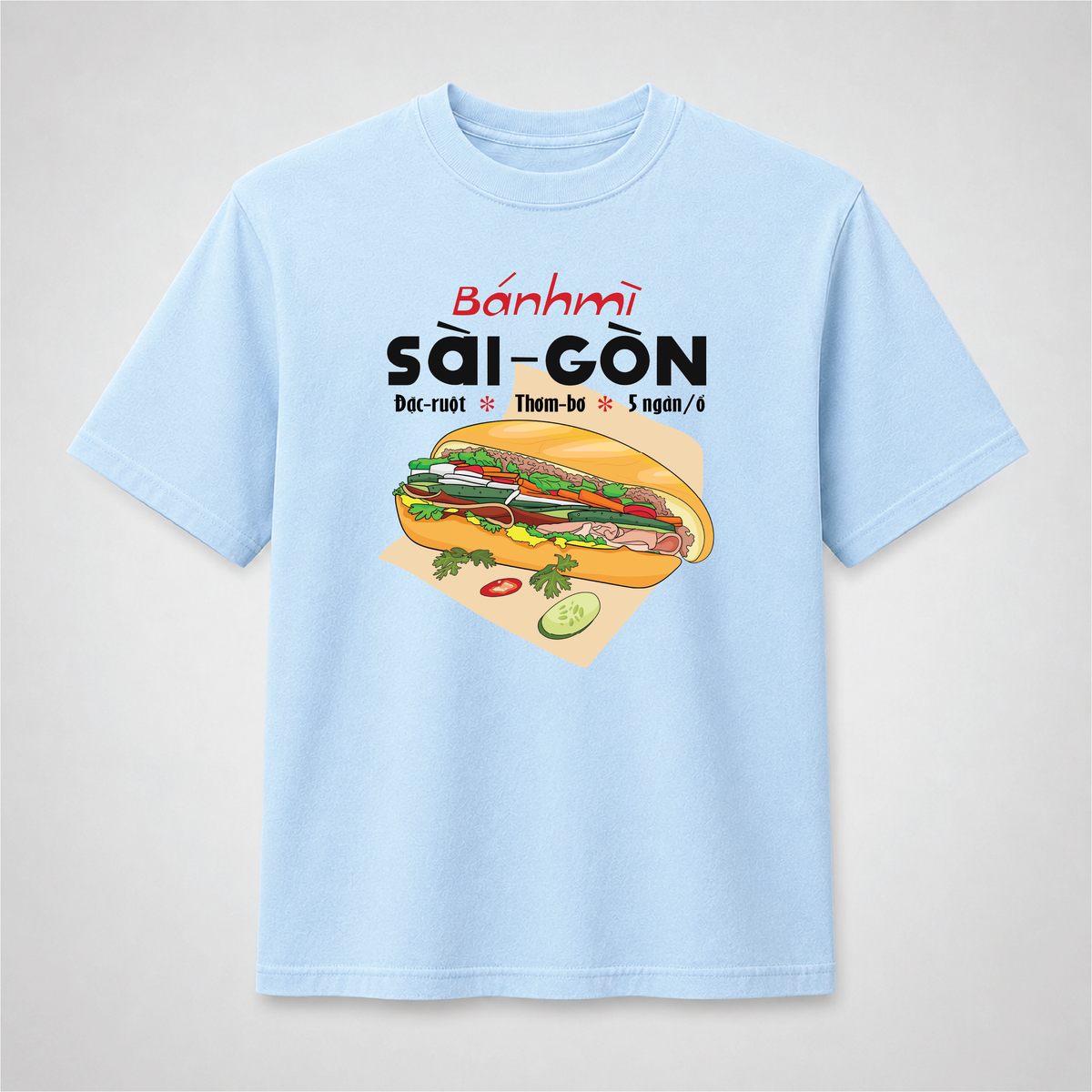 Vietnamese Bánh Mì Sài Gòn T-Shirt – Saigon Food Graphic Tee