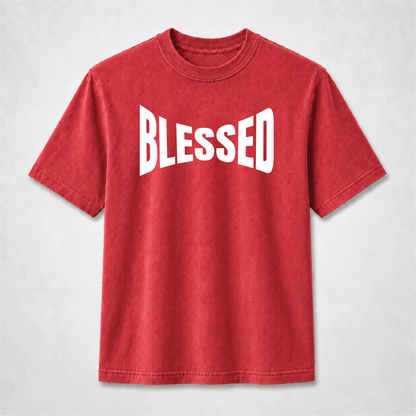 Blessed Shirt | Minimalist Christian Faith Graphic Unisex T-Shirt