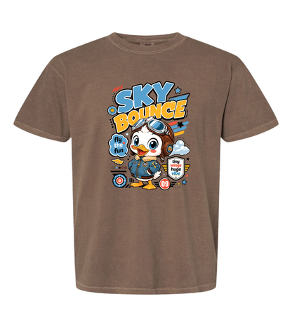 Duckling Aviator Graphic Tee Pilot Animal Gift