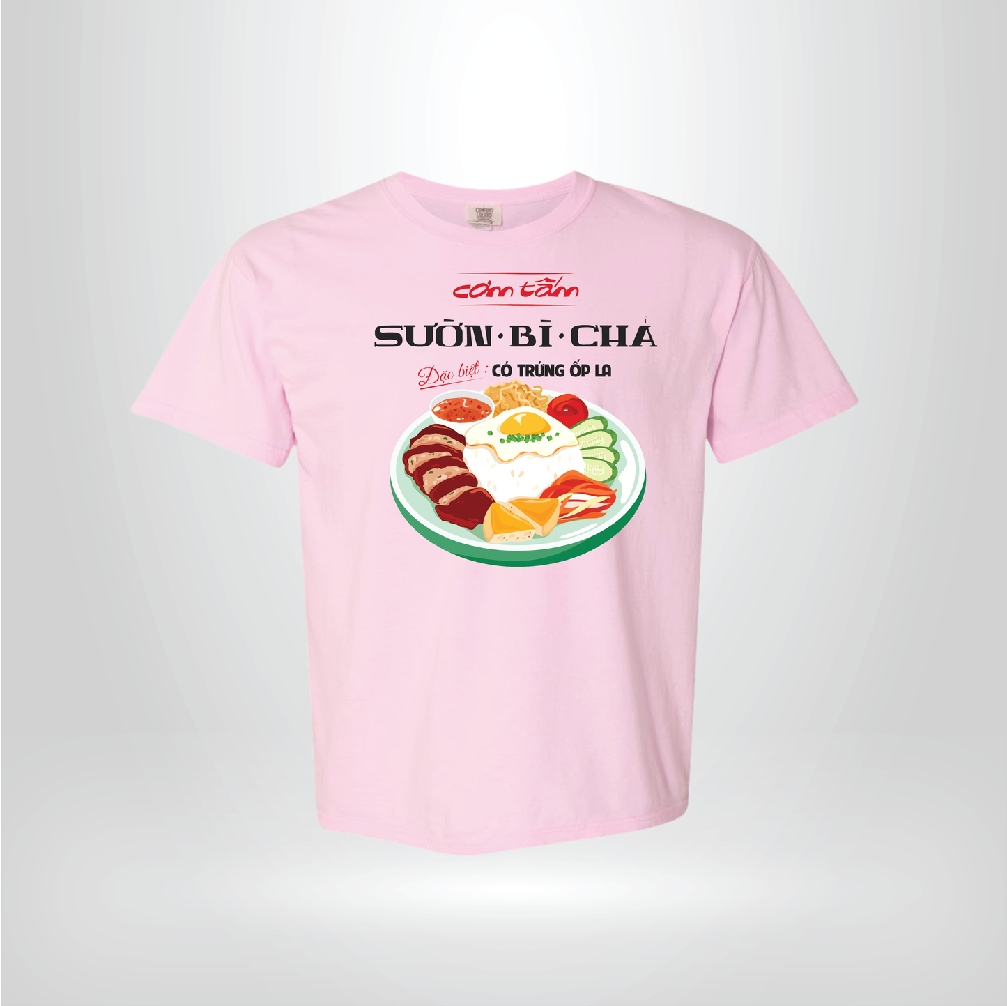 Com Tam Saigon Food Tee Vietnamese Broken Rice Graphic Cotton Shirt