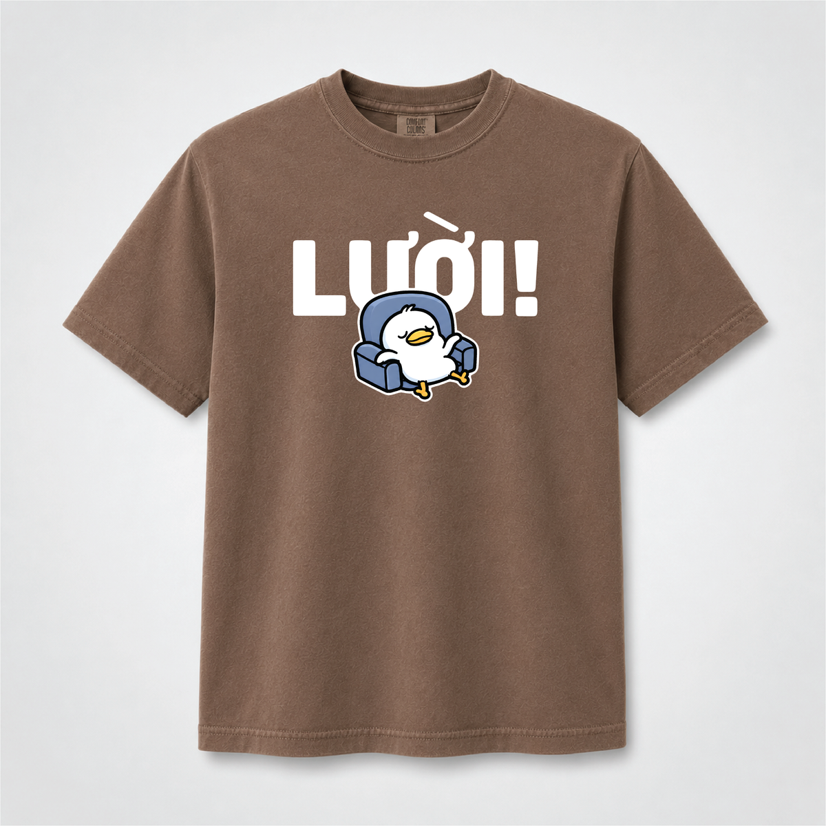 Lười! Lazy Duck Vietnamese Graphic Tee