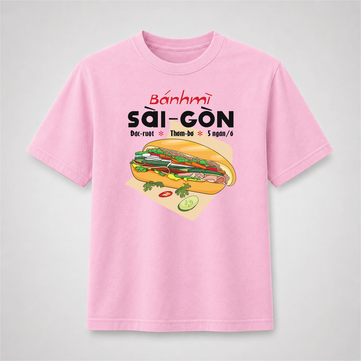 Vietnamese Bánh Mì Sài Gòn T-Shirt – Saigon Food Graphic Tee